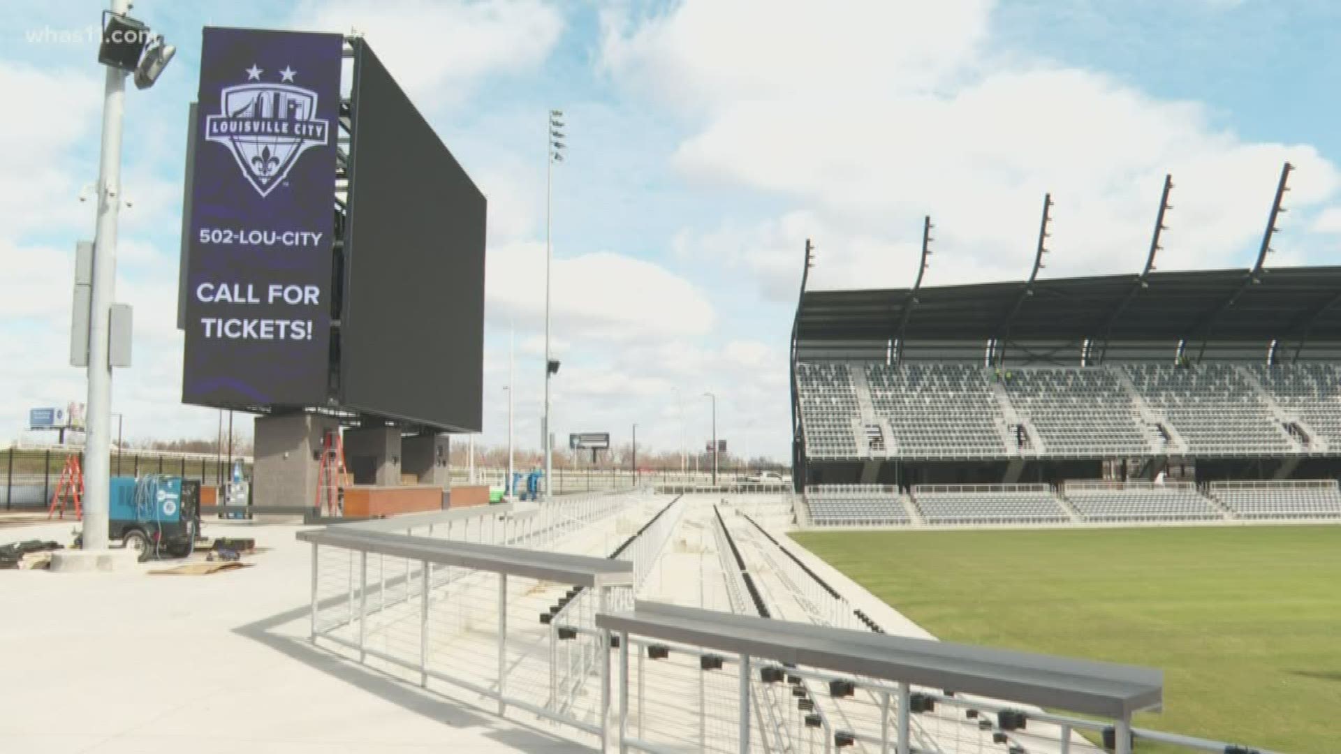 That's when Louisville City FC will host its home opener this season the first time the club plays in that brand new stadium in Butchertown.