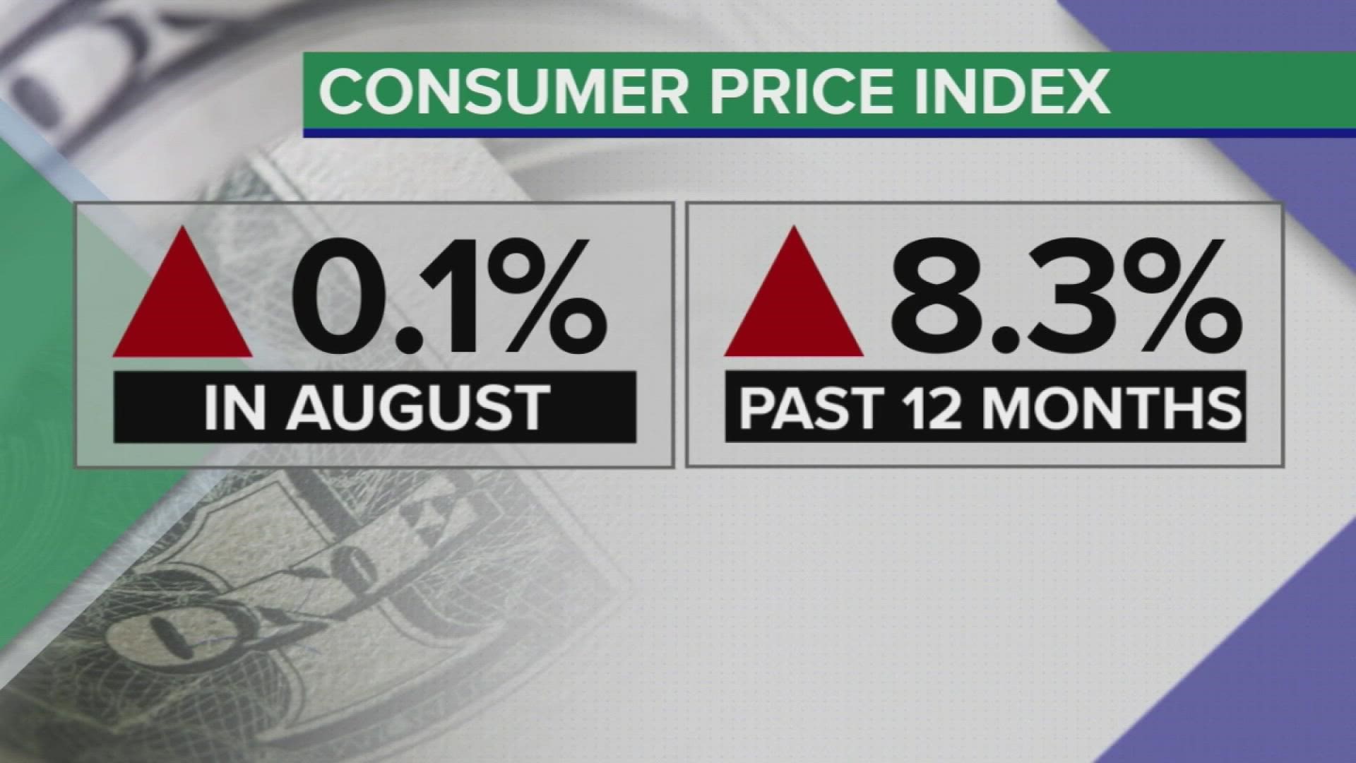 Sharply lower prices for gas and cheaper used cars slowed inflation, but many other items rose in price.