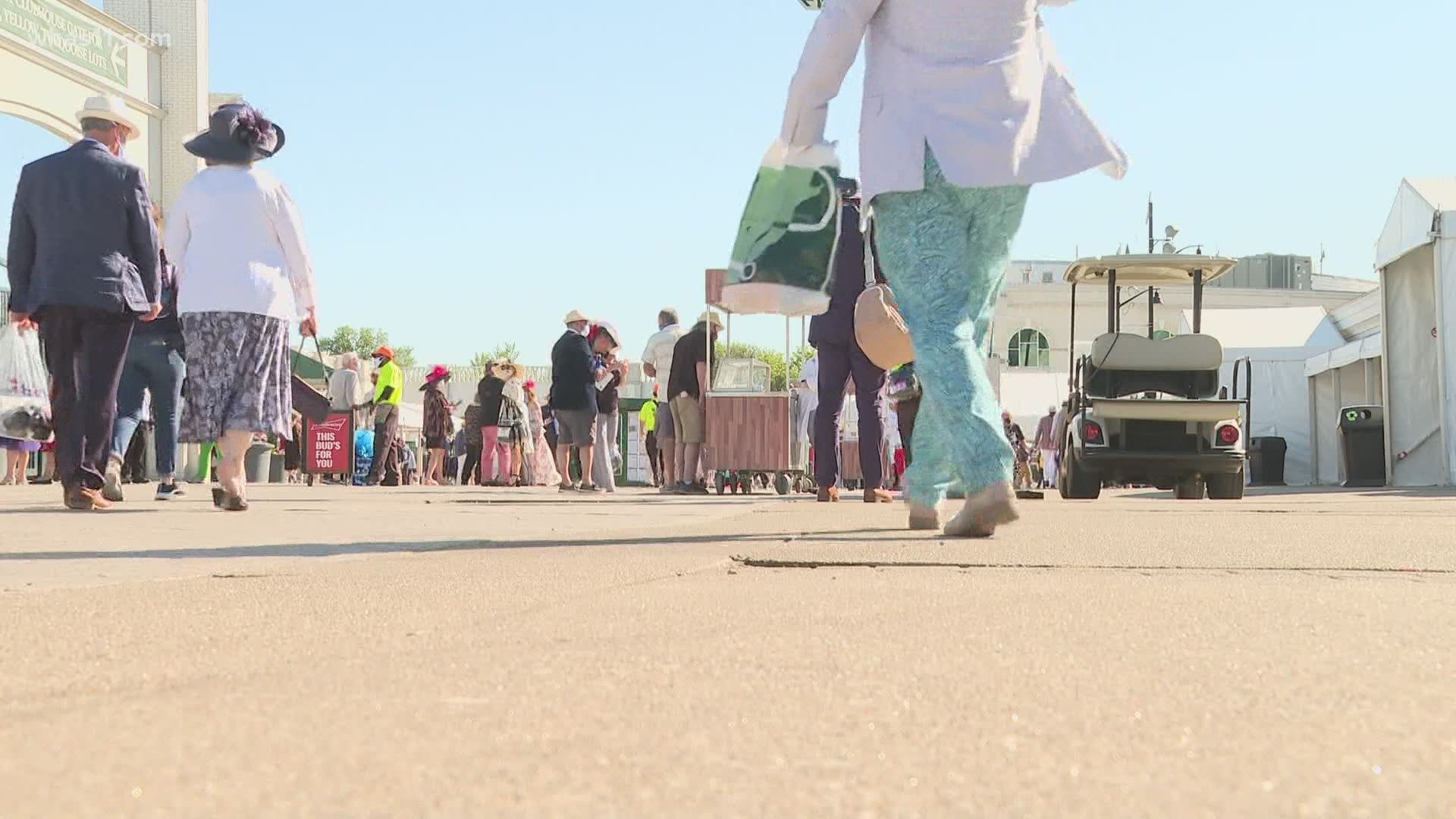 There's nothing like the spirit of Churchill Downs on Derby weekend. Even though capacity was cut in half, fans were excited to experience the Derby in person.