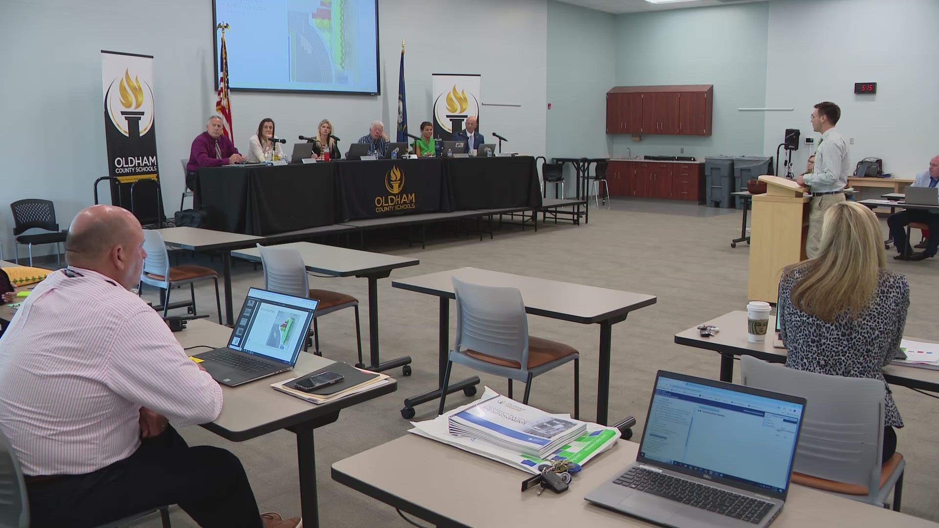 The school board approved a $2 raise to hourly staff and a 7% raise to salaried staff.