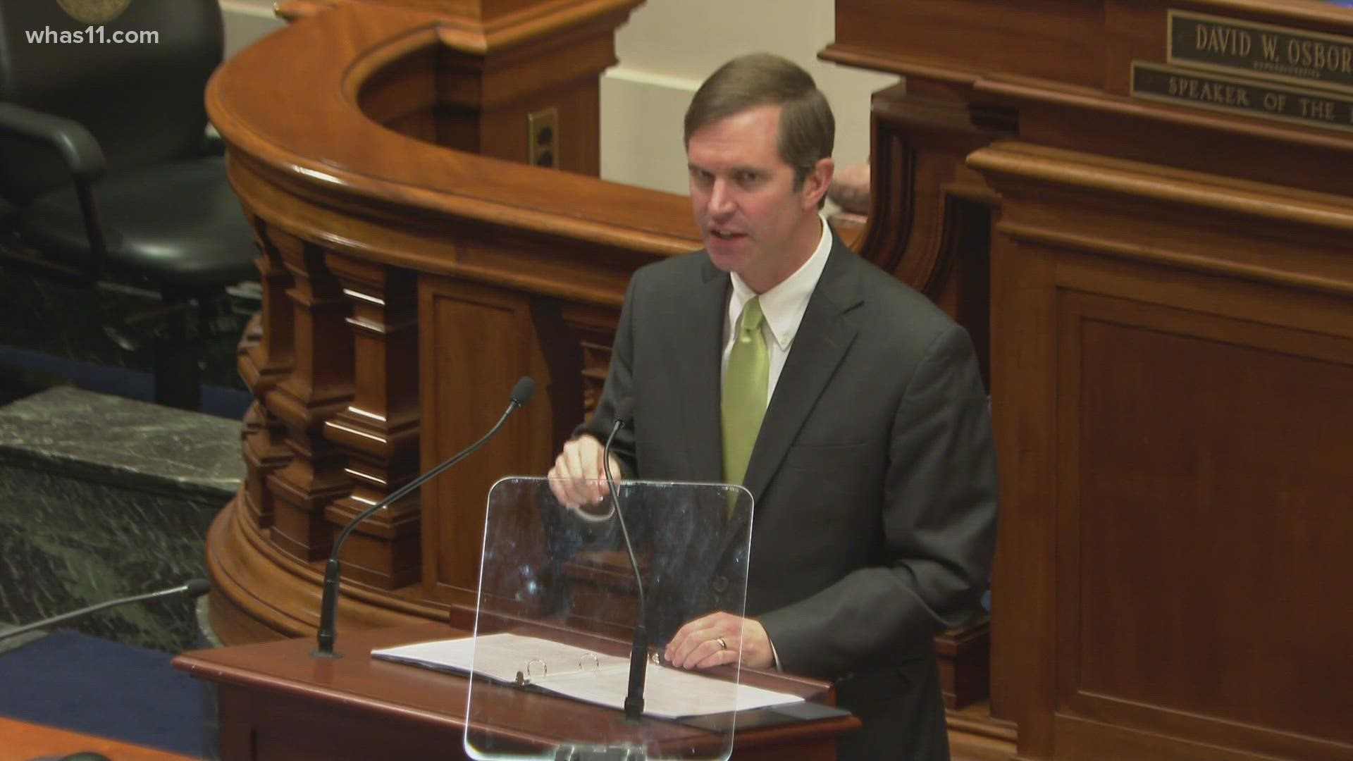 After Beshear's address Republican leaders said they need more time to digest the budget before making detailed comments.