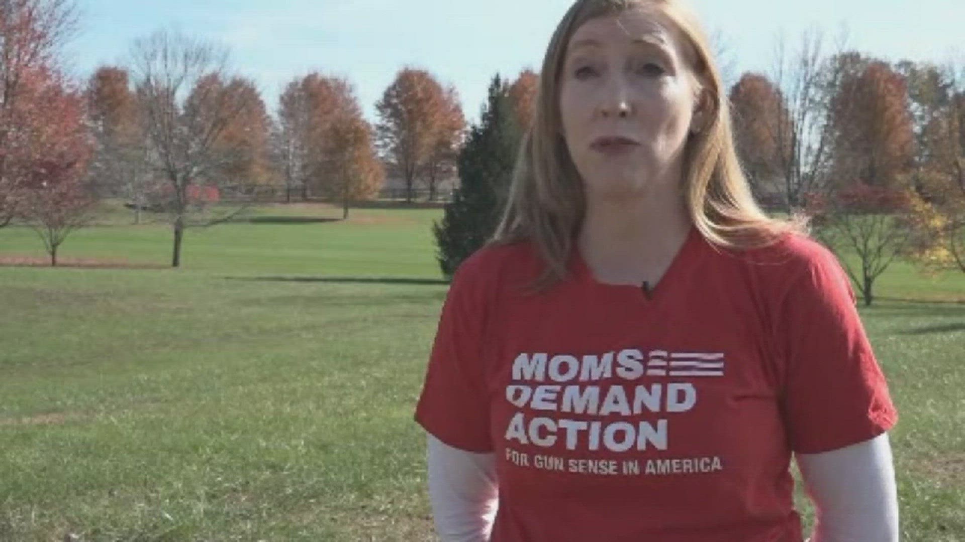 Connie Coartney with Moms Demand Action on concealed carry in churches