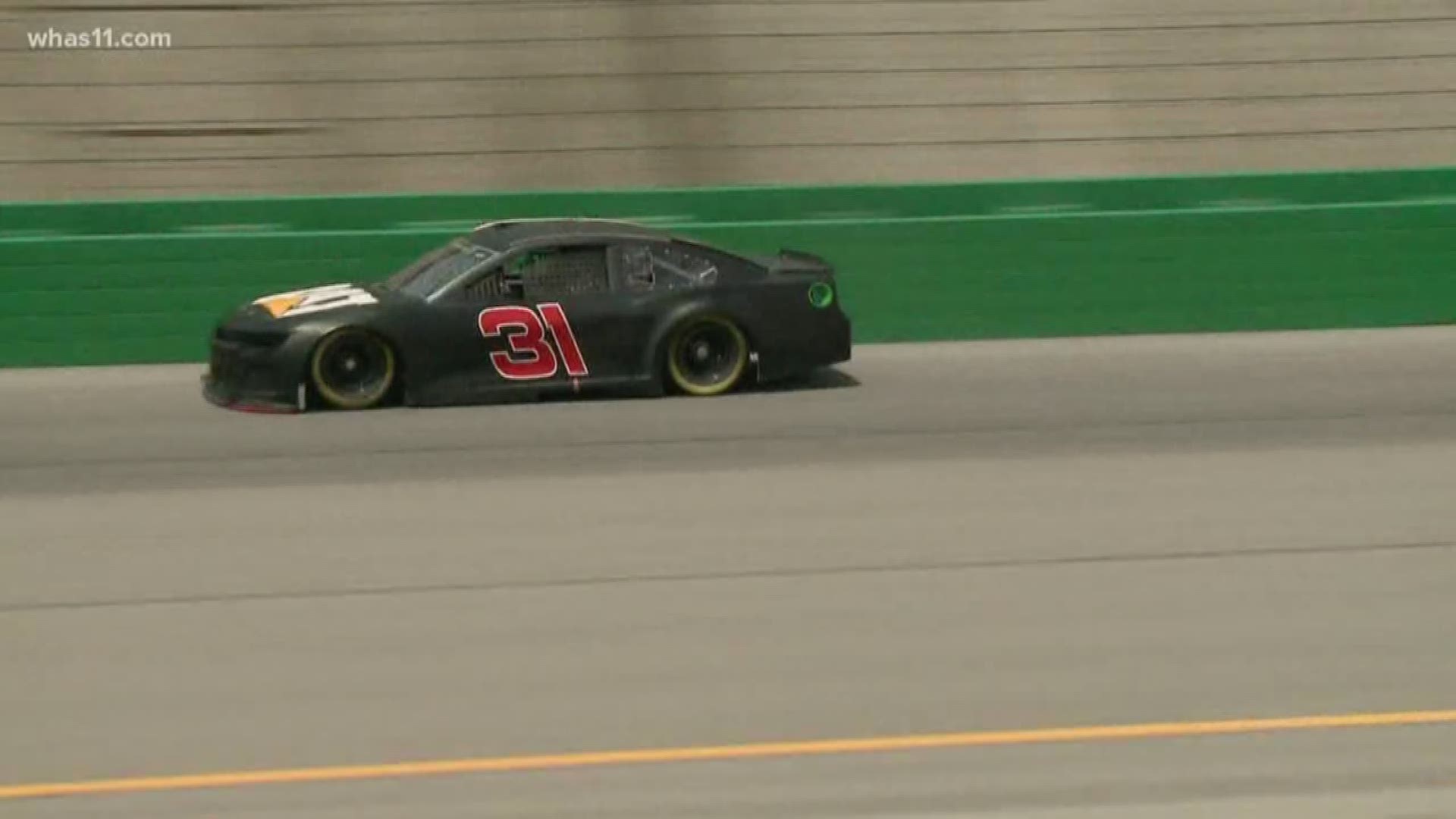 NASCAR will return to Kentucky Speedway in July, and preparations are already underway. Our Whitney Harding was in Sparta today as five NASCAR drivers took to the track for a tire test.