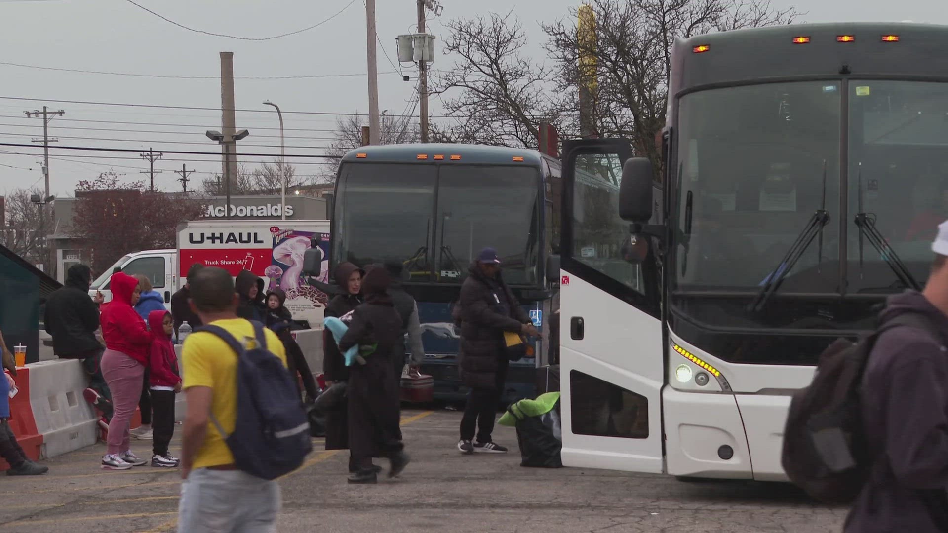 Terry Cater has been traveling back and forth to Louisville over the last 40 years. He and other bus riders are not too pleased with the location on Broadway.