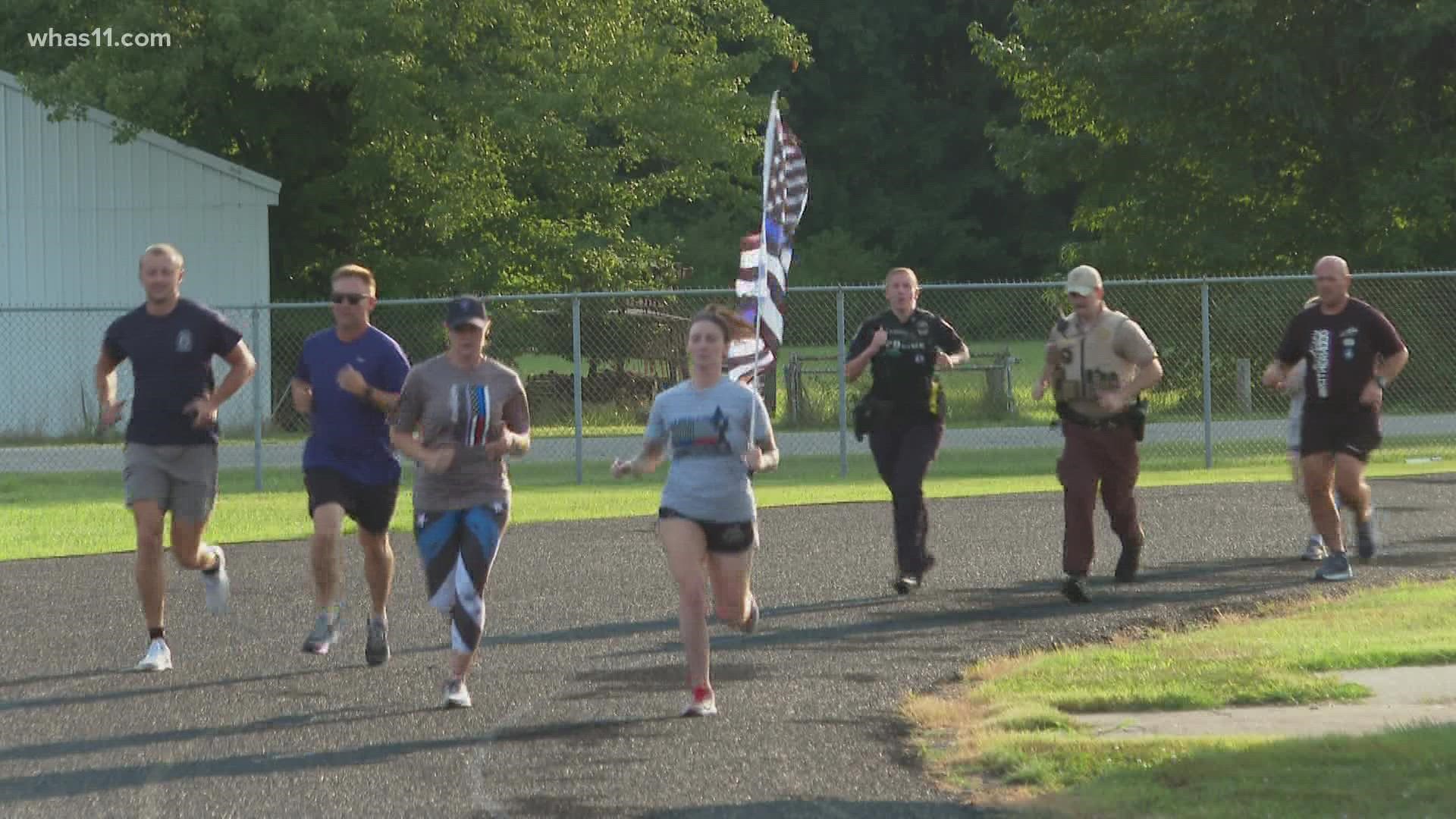 The run for Deputy Brandon Shirley was held at his alma mater Fairdale High School. Photojournalist Alyssa Newton shares how the hero was honored.