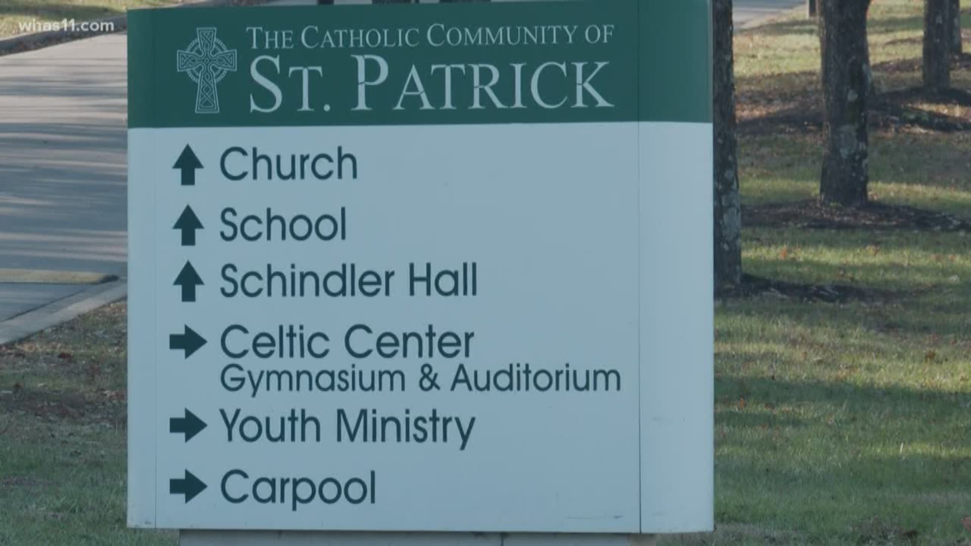 St. Patrick Catholic School believes the suspect tried to break into its church and is the same man connected to a suspicious social media account.