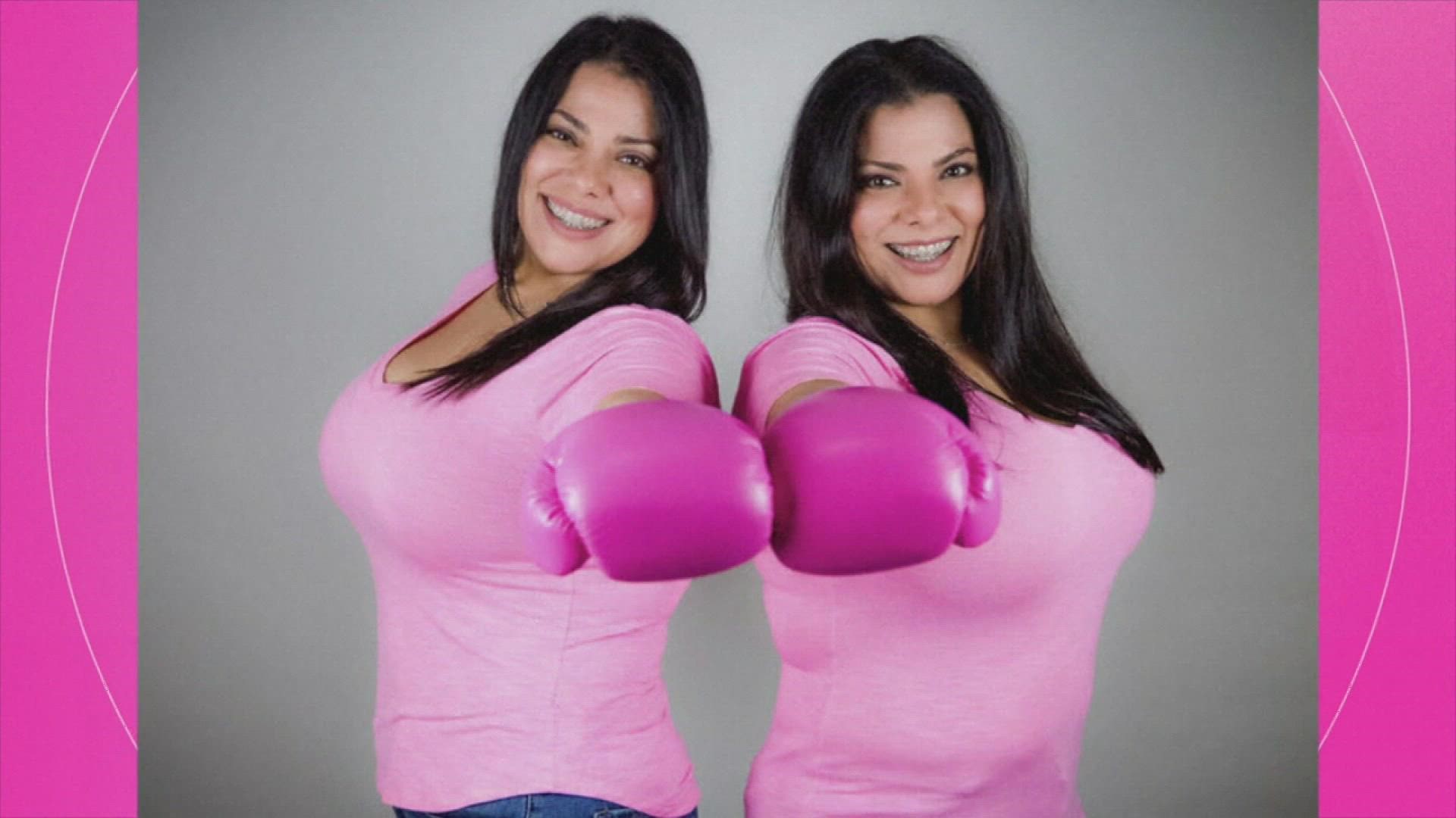 One has breast cancer, and the other is fighting that 1 in 8 chance.