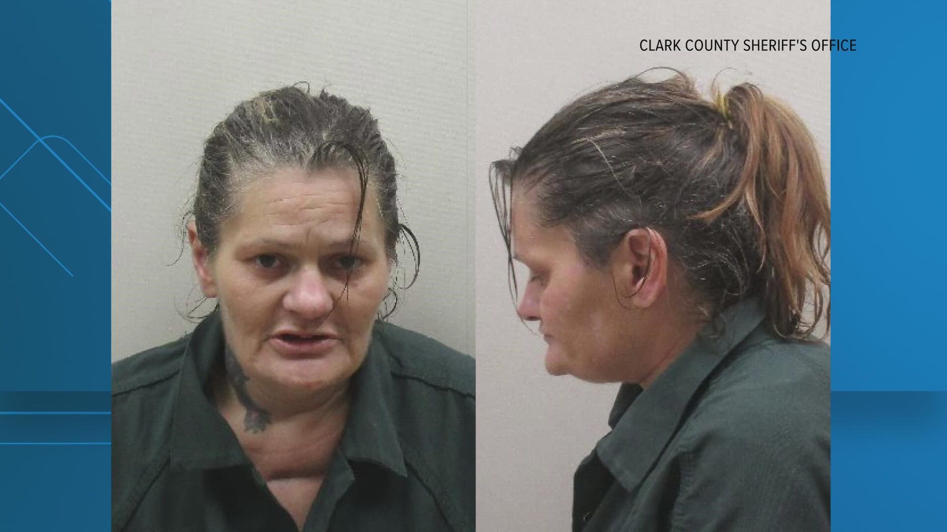 Police say Lori Phillipy is in custody after a police pursuit that began in Floyd County and ended in Clark County Sunday.