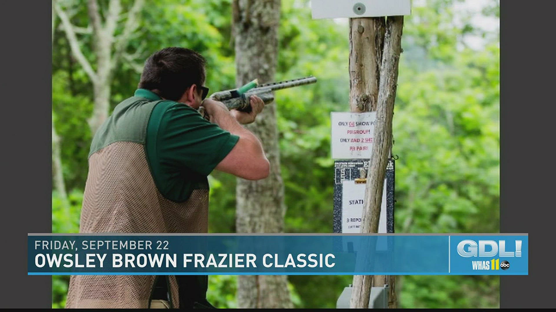 Andy Treinen gives us a look at an upcoming event with the Frazier History Museum that he says is like "a golf tournament with shotguns."