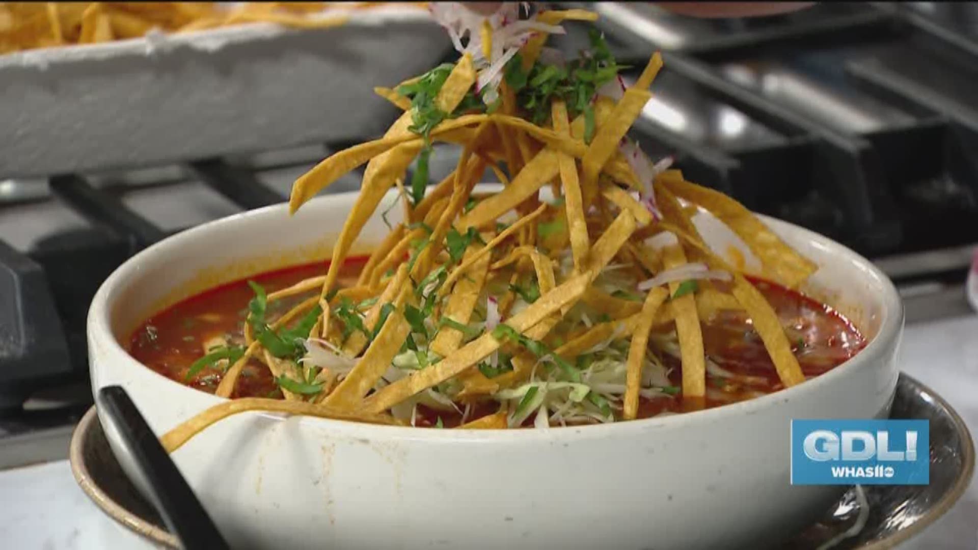 Fernando and Yano Martinez from El Taco Luchador stopped by Great Day Live to talk about this soup, which is made with chicken broth, spices and hominy.