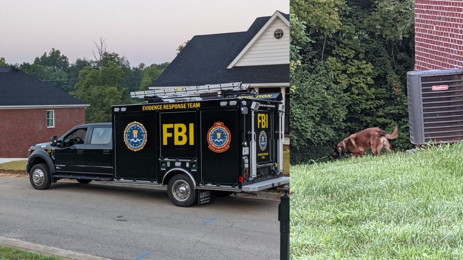 Officials said on Monday they items are "potentially relevant" to the investigation into the disappearance of Rogers. The items have been sent to a lab for testing.