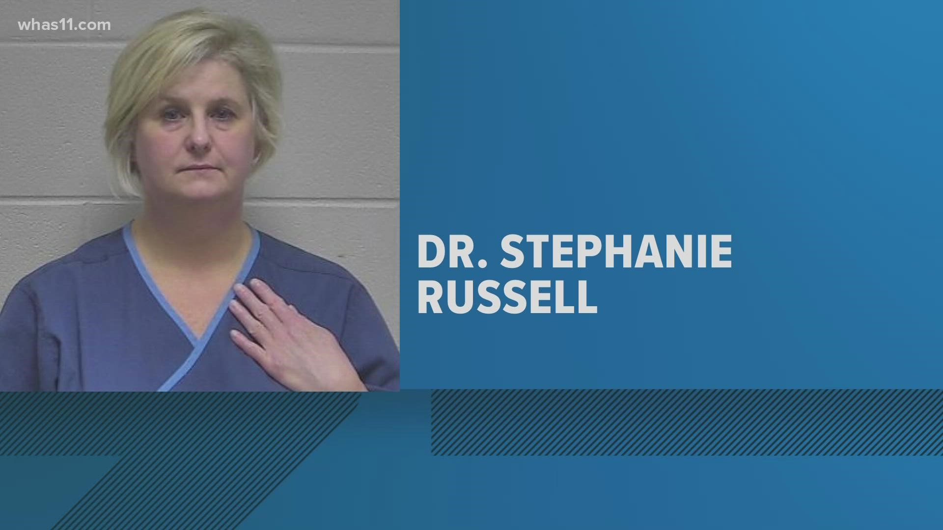Dr. Stephanie Russell remains in custody after she plotted to kill her ex-husband.