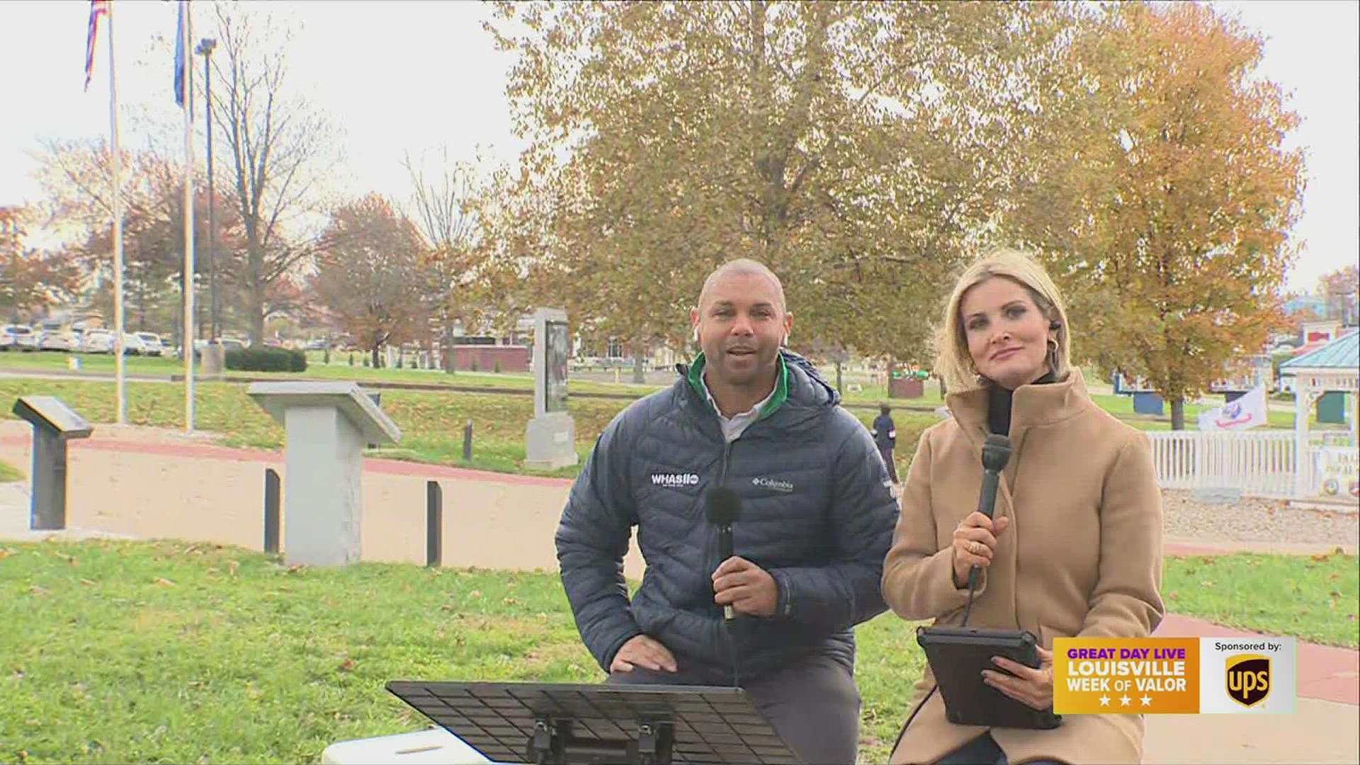 Eric King and Claudia Coffey host a special edition of Great Day Live, celebrating Veterans Day at Veteran's Memorial Park of Kentucky