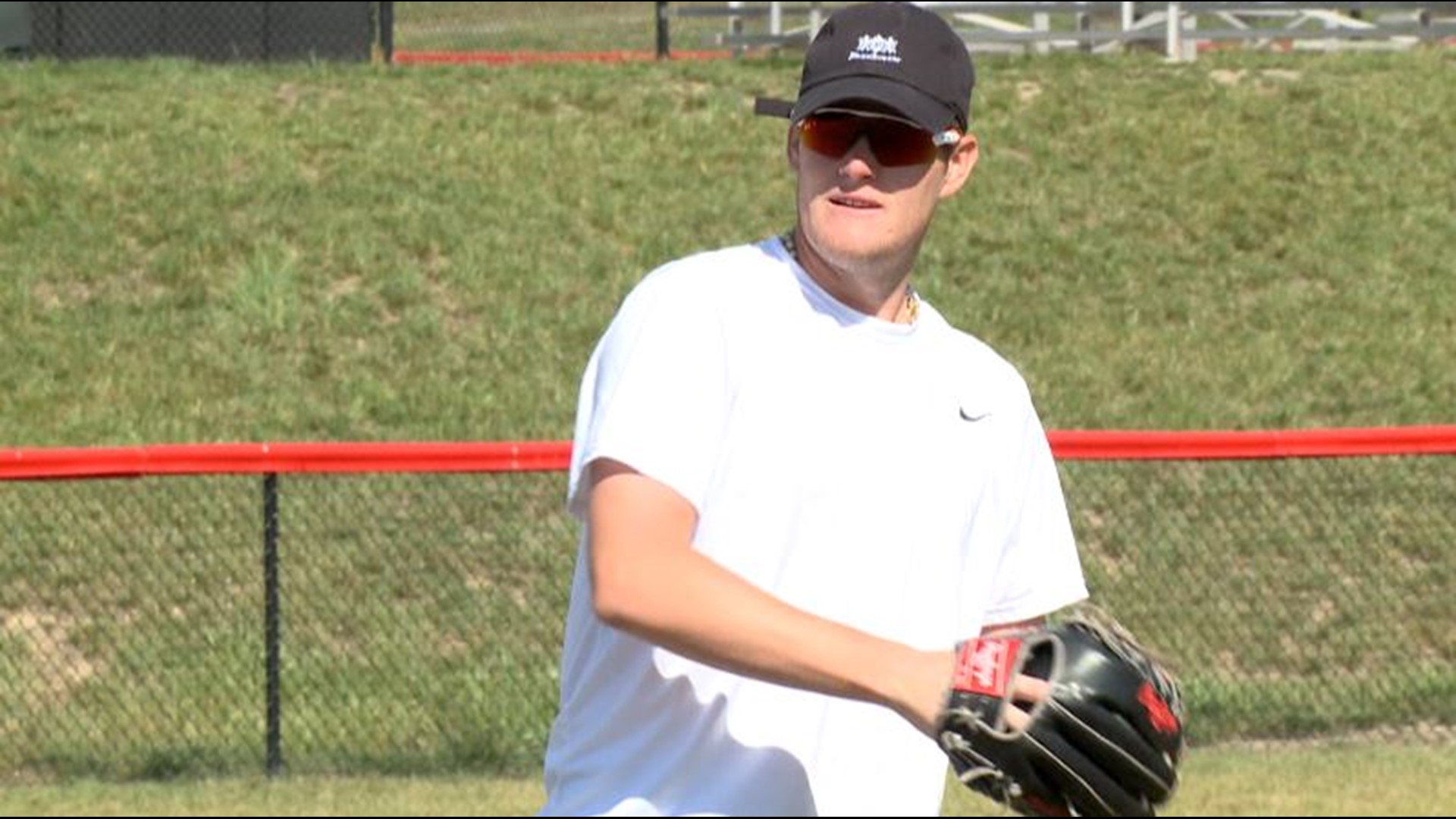 The New Albany native is recovering from his second Tommy John surgery.