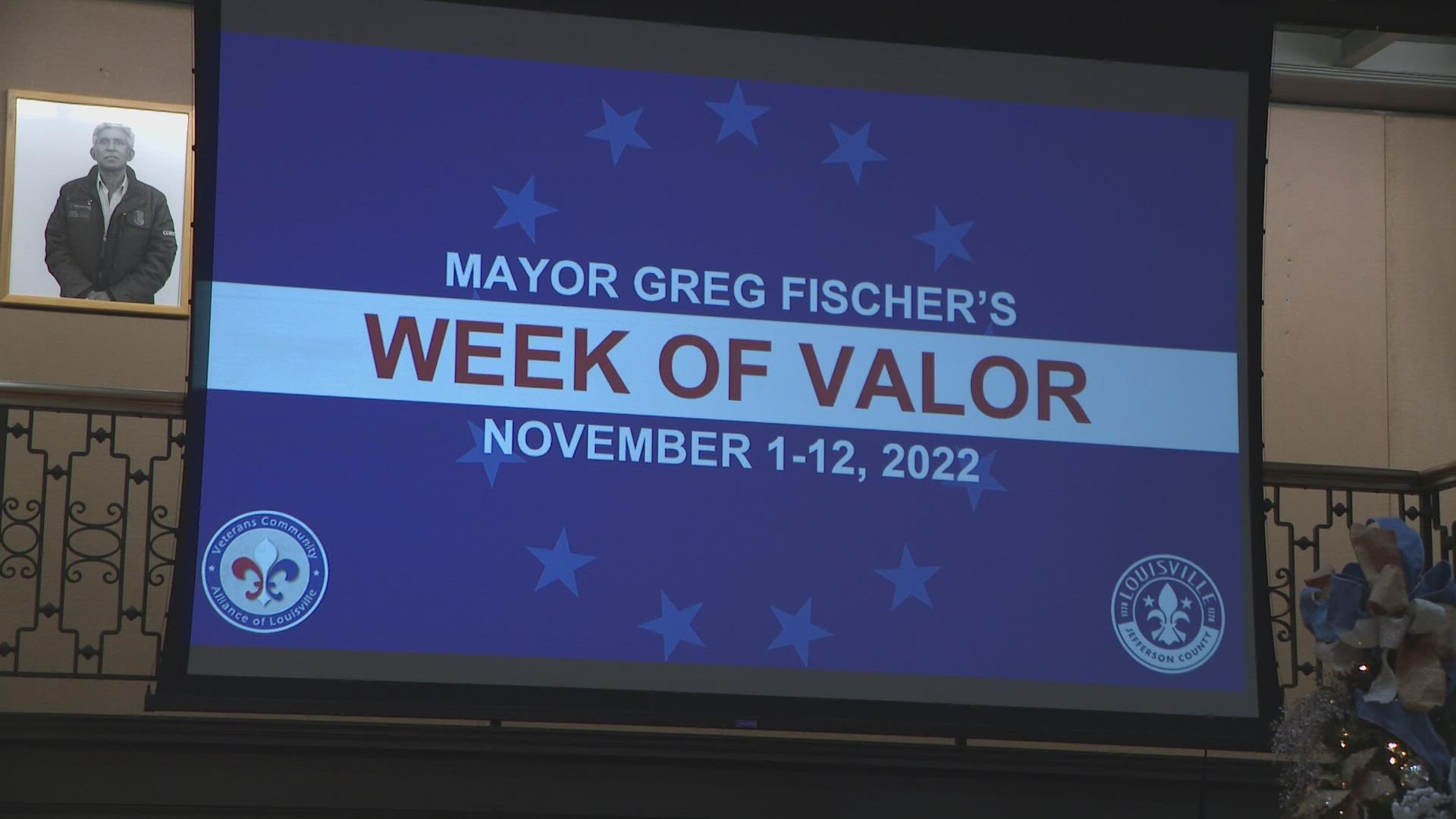 The week serves as a way to honor the heroes in our community while celebrating the contributions and sacrifices of active duty members and their families.