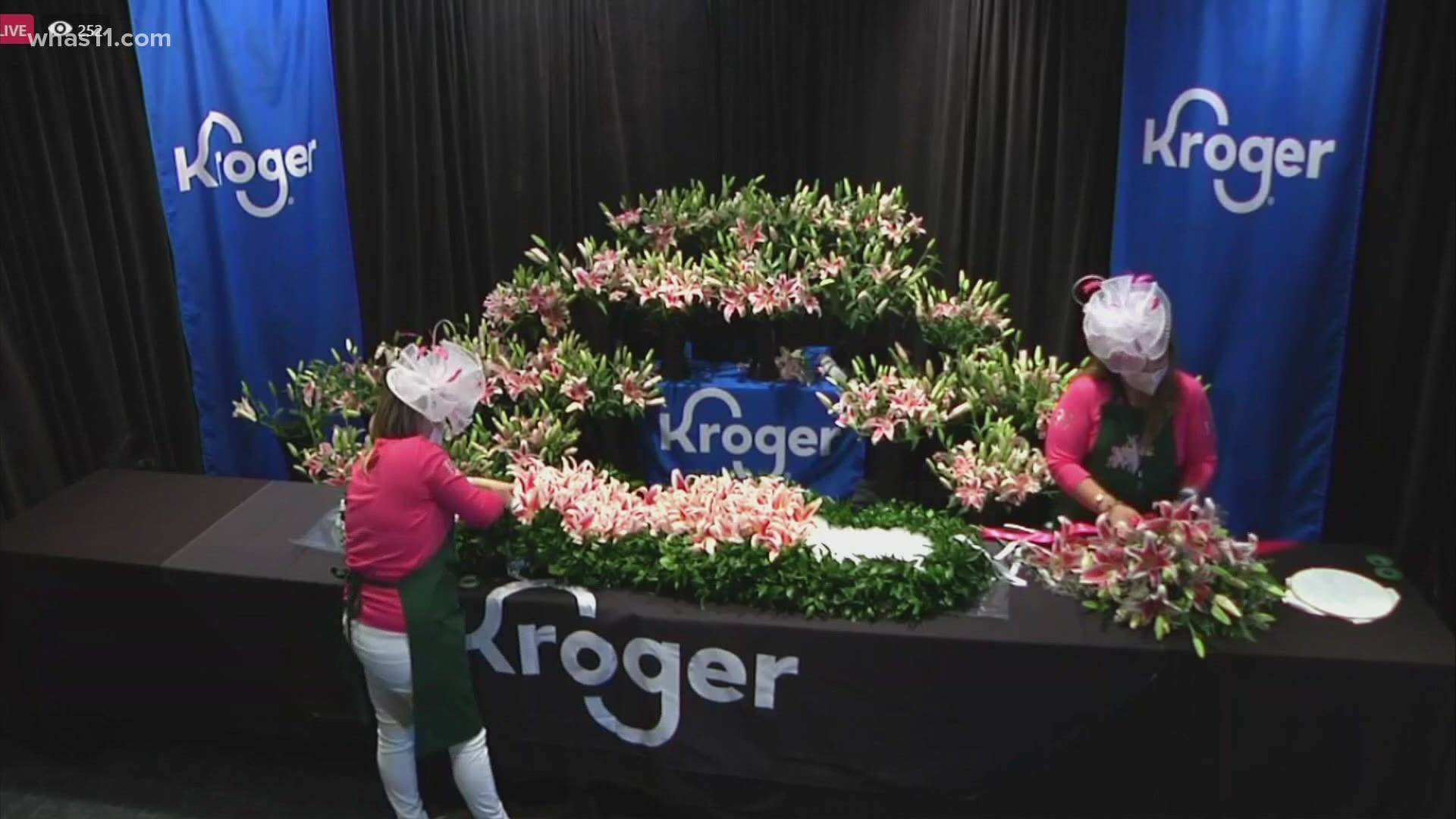 Kroger was tasked with putting together the Lilies for the Fillies today.