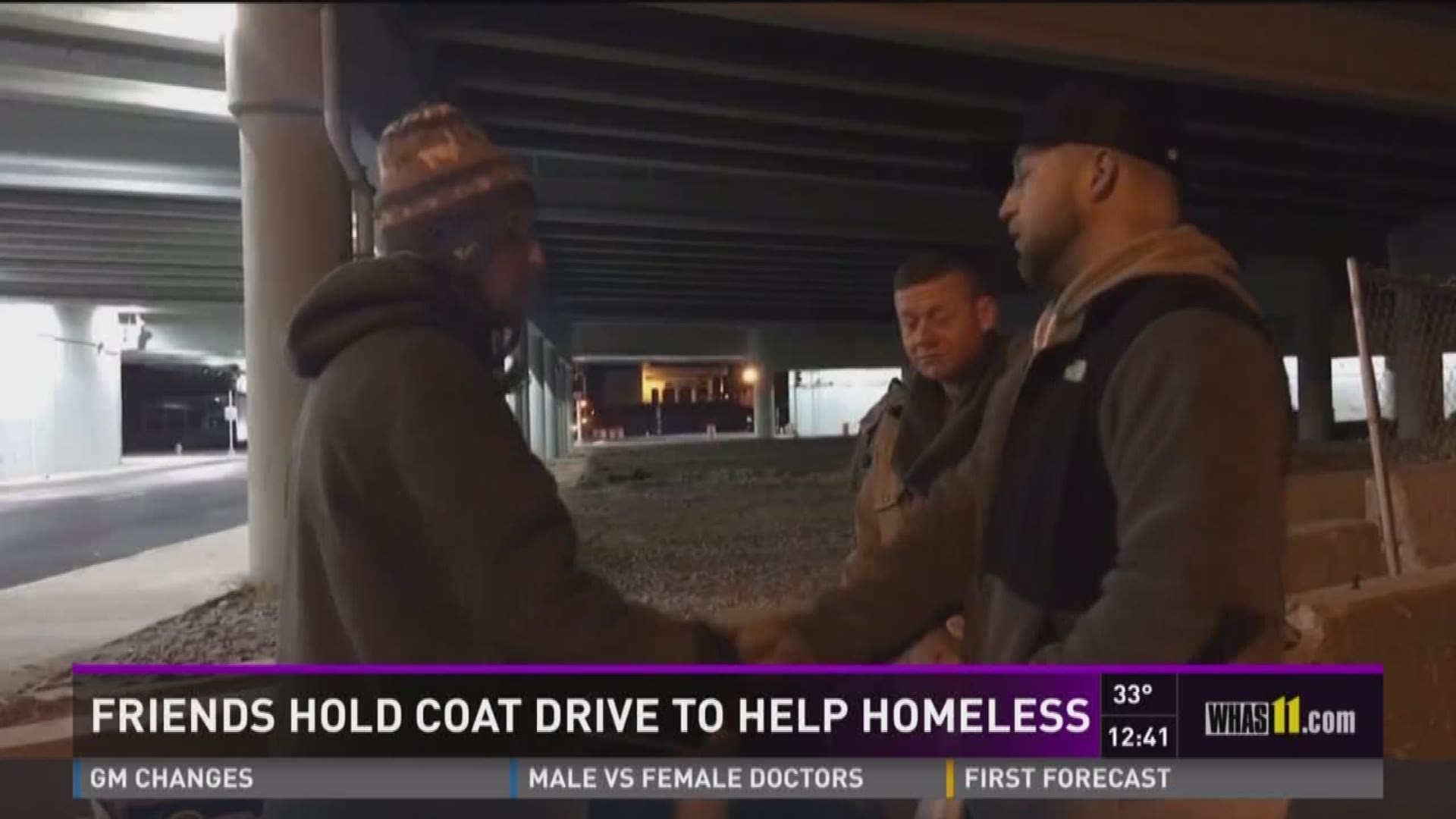 Friends hold coat drive to help homeless