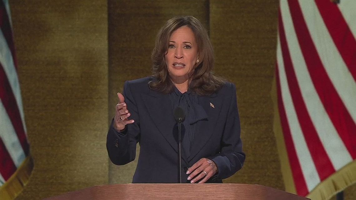 Kamala Harris slams Donald Trump during DNC acceptance speech | whas11.com