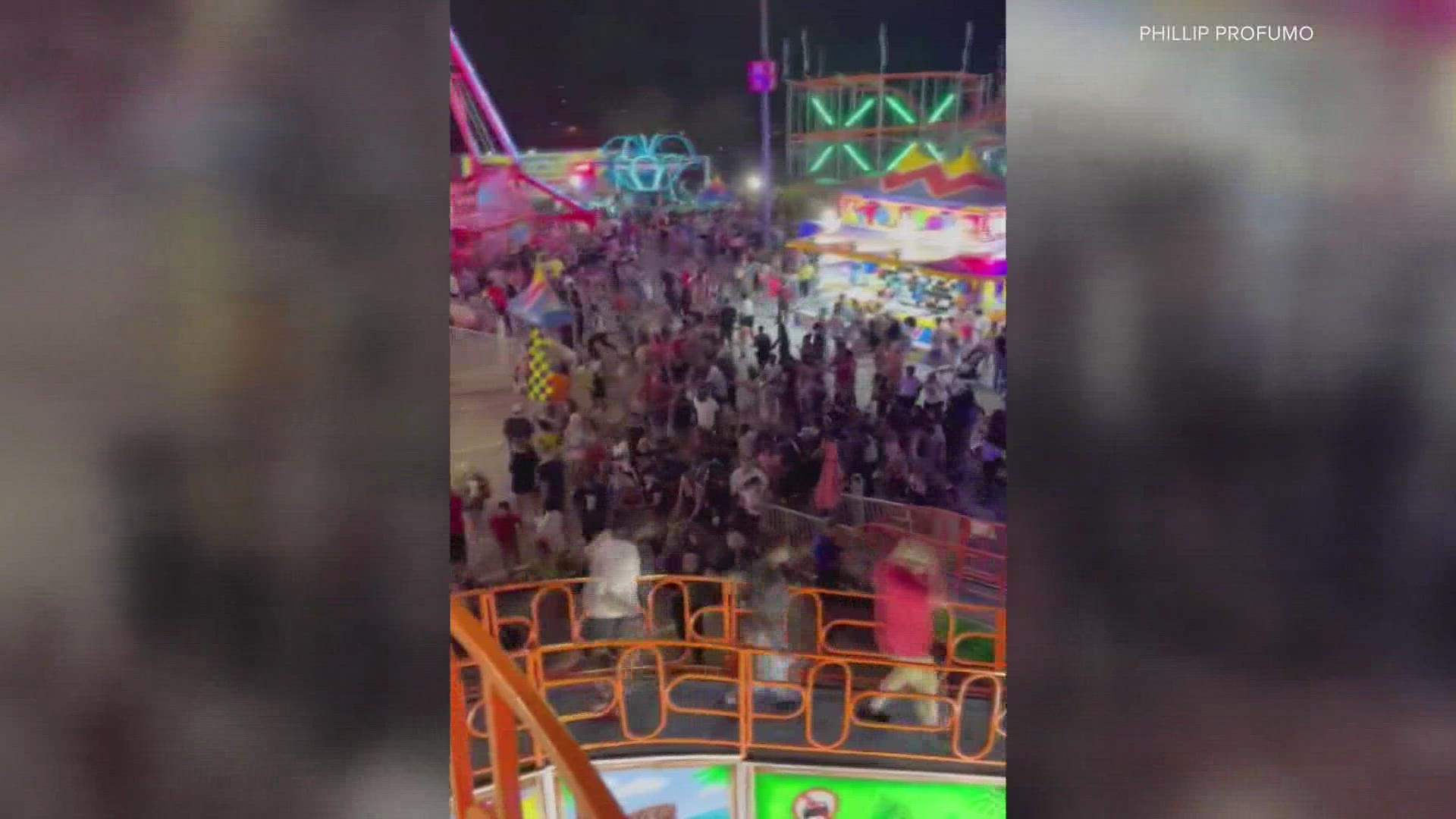 An incident near the Midway caused the Kentucky State Fair to close early Saturday night.