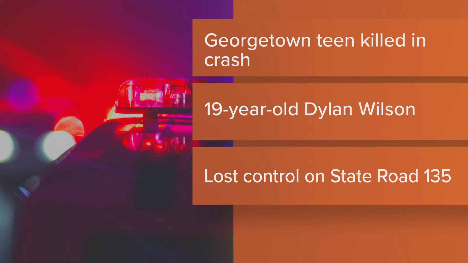 A southern Indiana teenager died in rollover crash this morning in Harrison County.