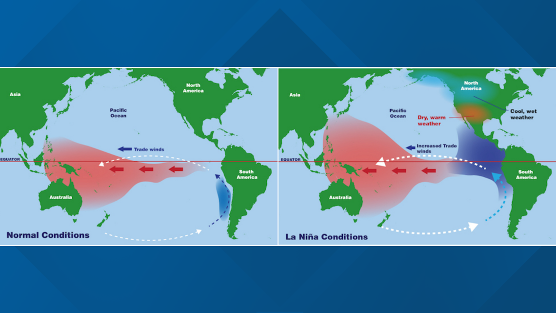 Ohio Valley Could See A Wetter Warmer Winter Due To La Nina Whas11 Com