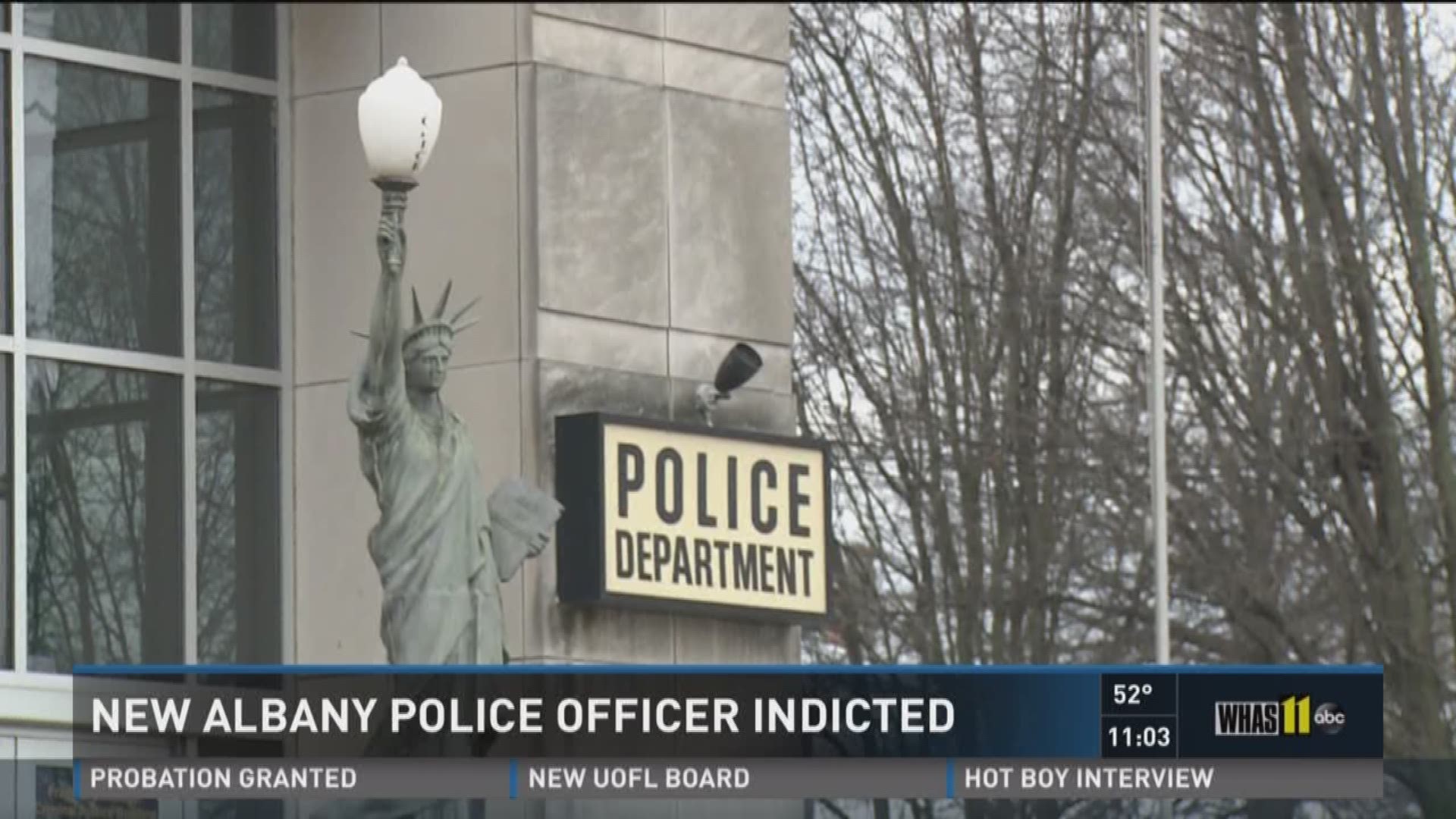 New Albany officer indicted