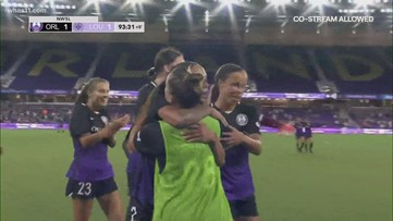 Orlando Pride scores equalizer in stoppage time against Racing Louisville