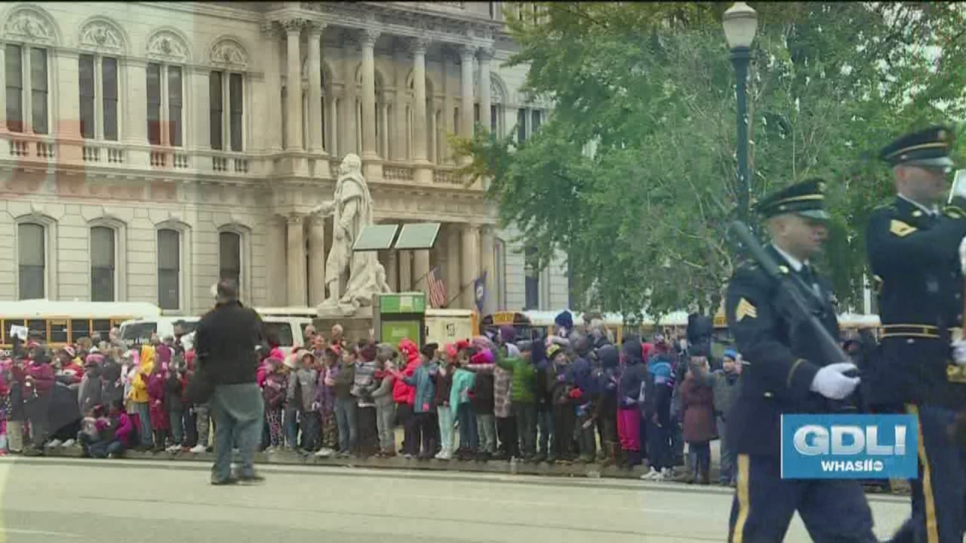 Veterans Day Parade kicks off in downtown Louisville