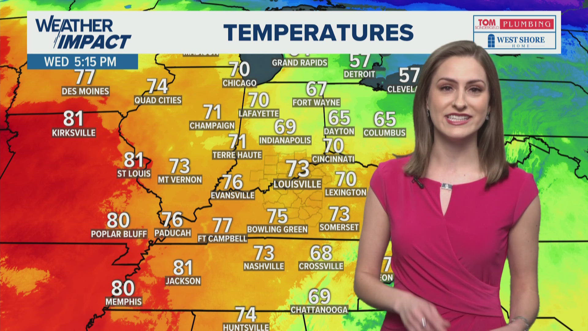 Whas Weather Record warmth Thursday | Mar. 25, 2026 #WHAS11 5 p.m. weather | whas11.com