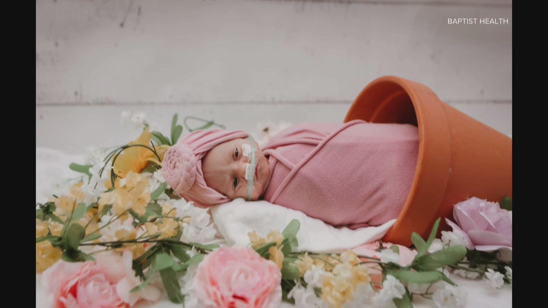 The photos are one of the many holiday traditions that give parents something to look forward to during lengthy hospital stays.