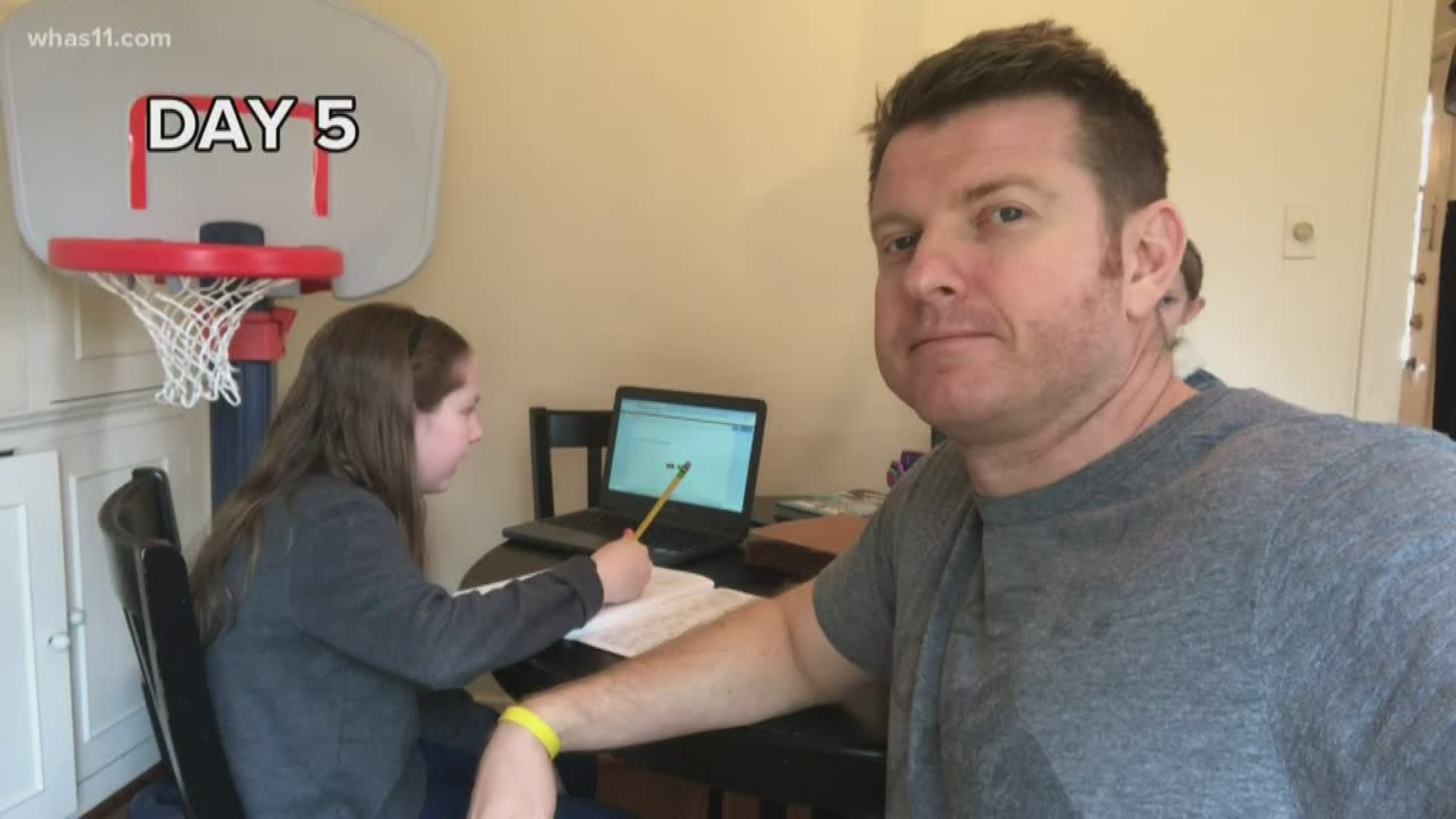 Kent Spencer is a man with a plan. He shows us how he's keeping his kiddos occupied while they are out of school.