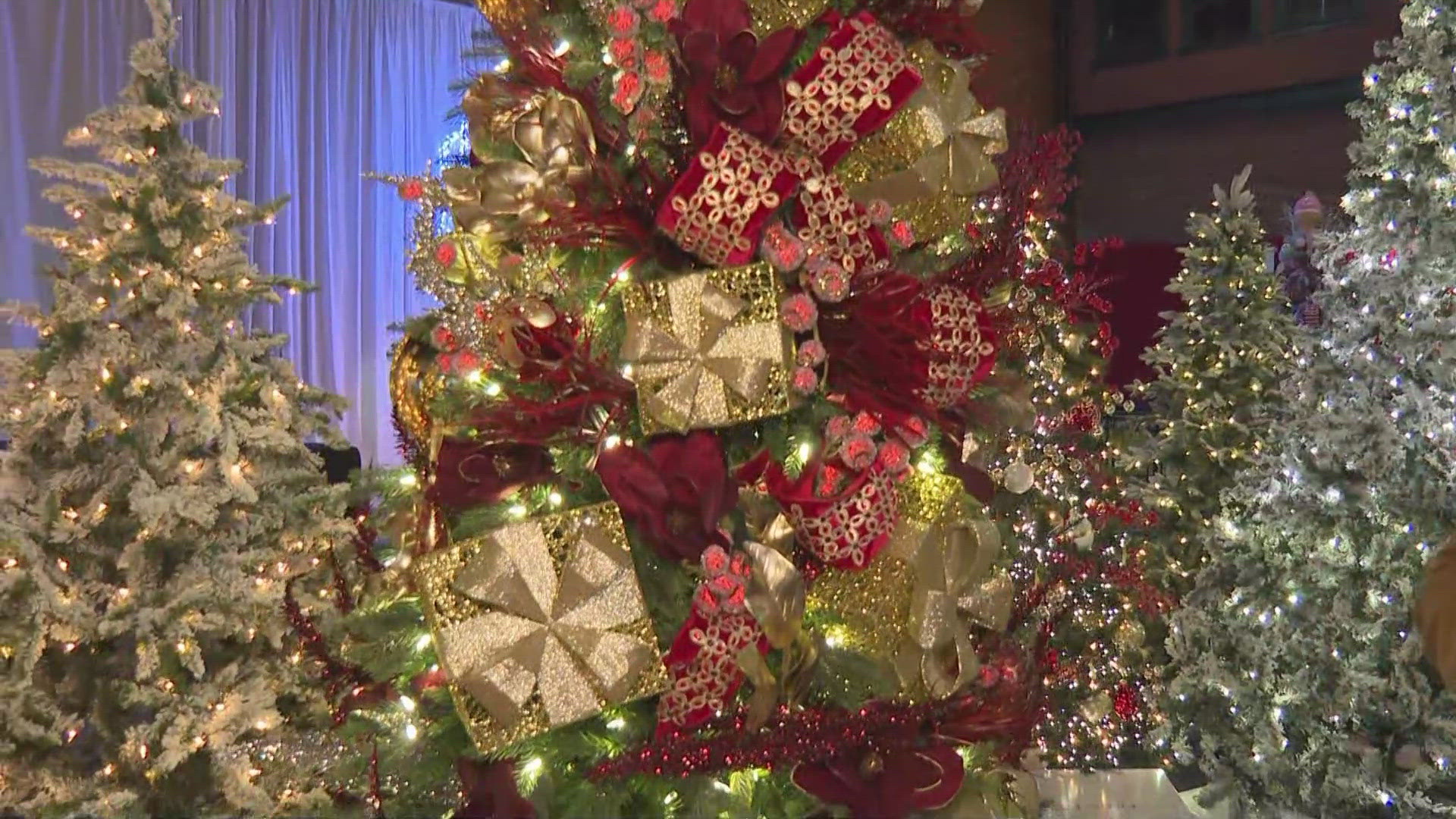 The Festival of Trees and Lights is Friday, Nov. 15 through Sunday, Nov. 17 at Slugger Field.