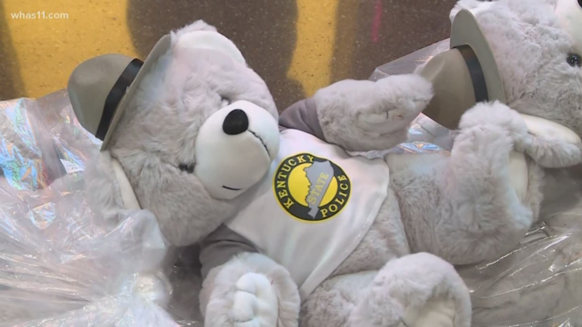 Proceeds from the sale benefit the Trooper Teddy Project, which provides teddy bears to children in traumatic situations