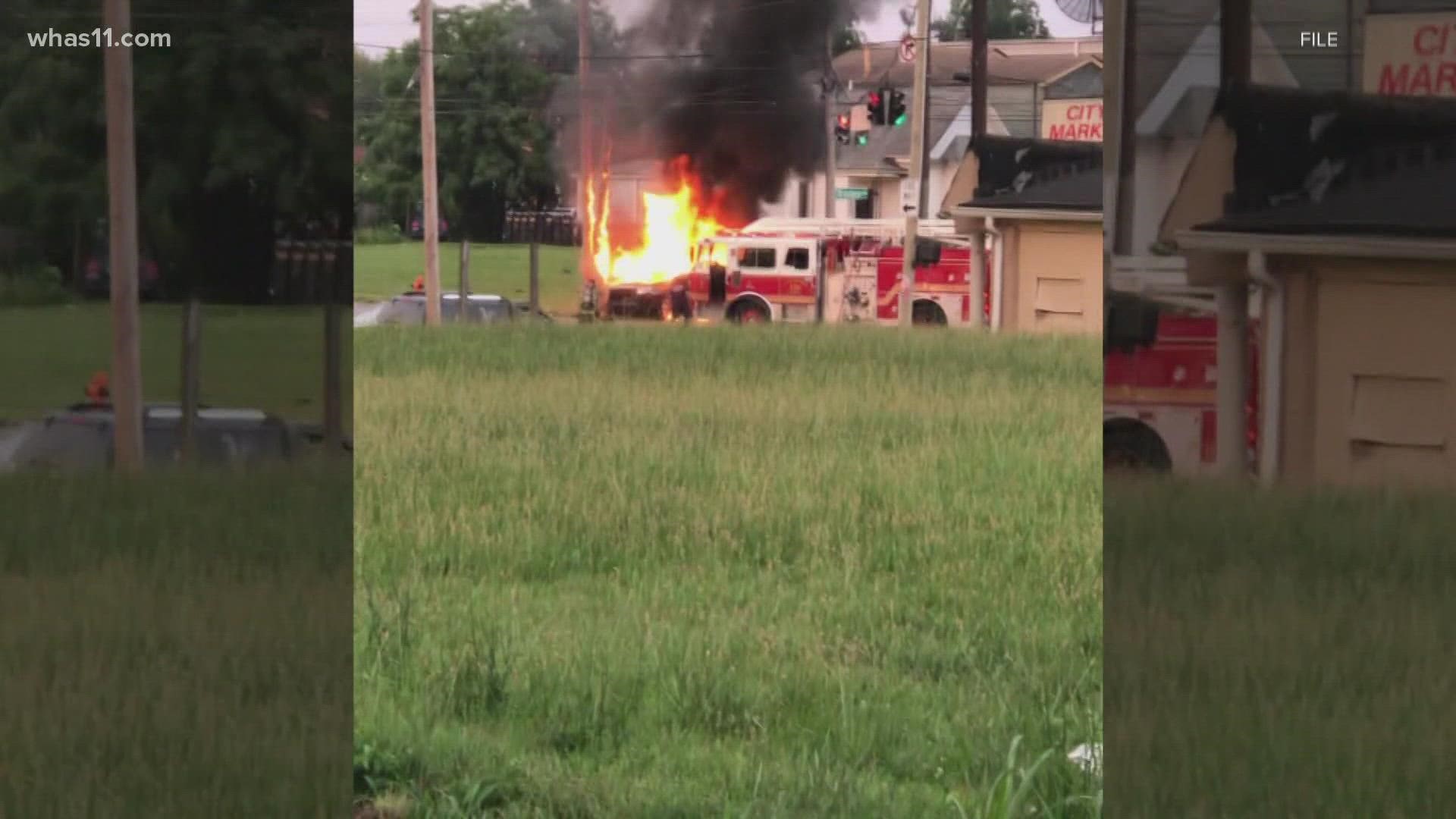 The family of a man killed in a fiery crash in the California neighborhood is suing LMPD after they say an officer ignored department policy and put lives at risk.