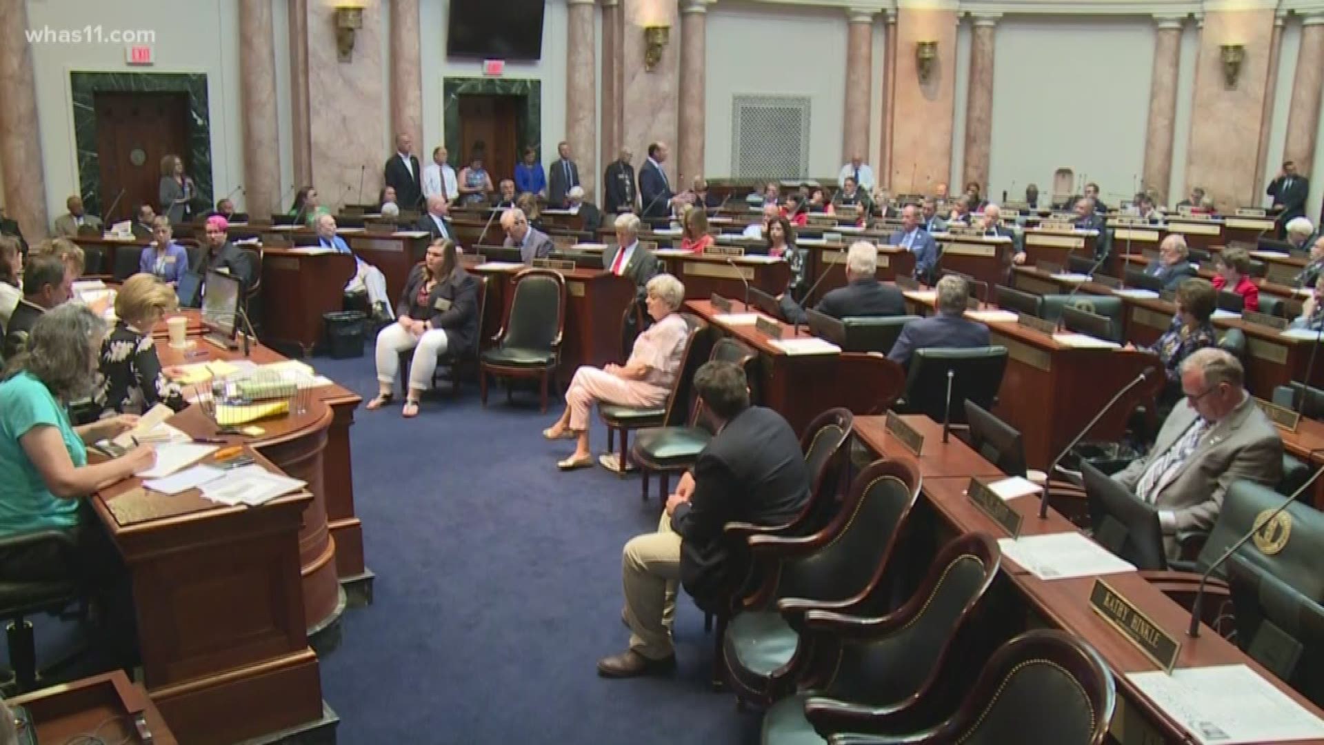 Kentucky lawmakers have begun a special session focusing on pensions for quasi-state governmental agencies