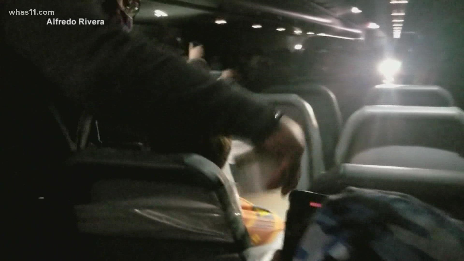 Frontier Airline flight attendants suspended with pay after unruly  passenger taped to seat | whas11.com