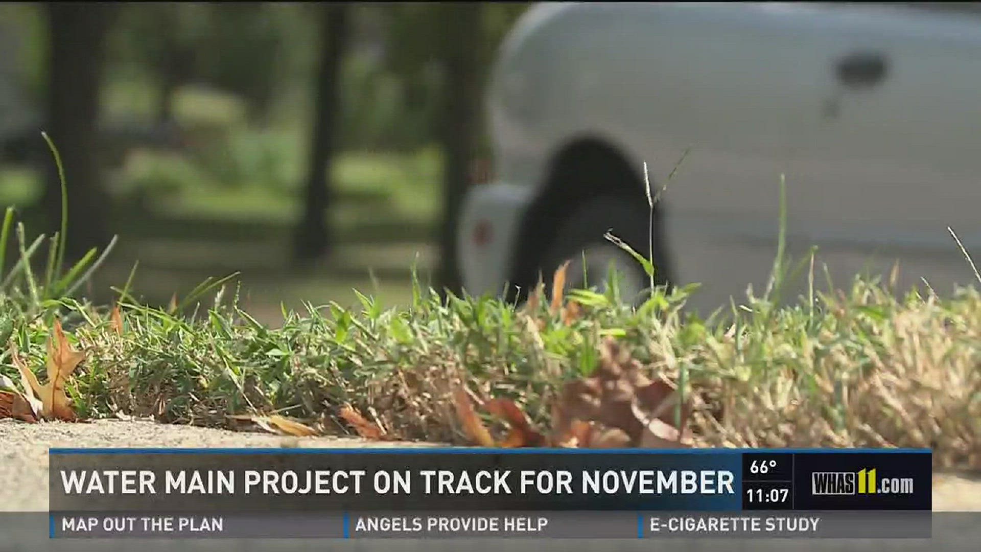 Water main project on track for November