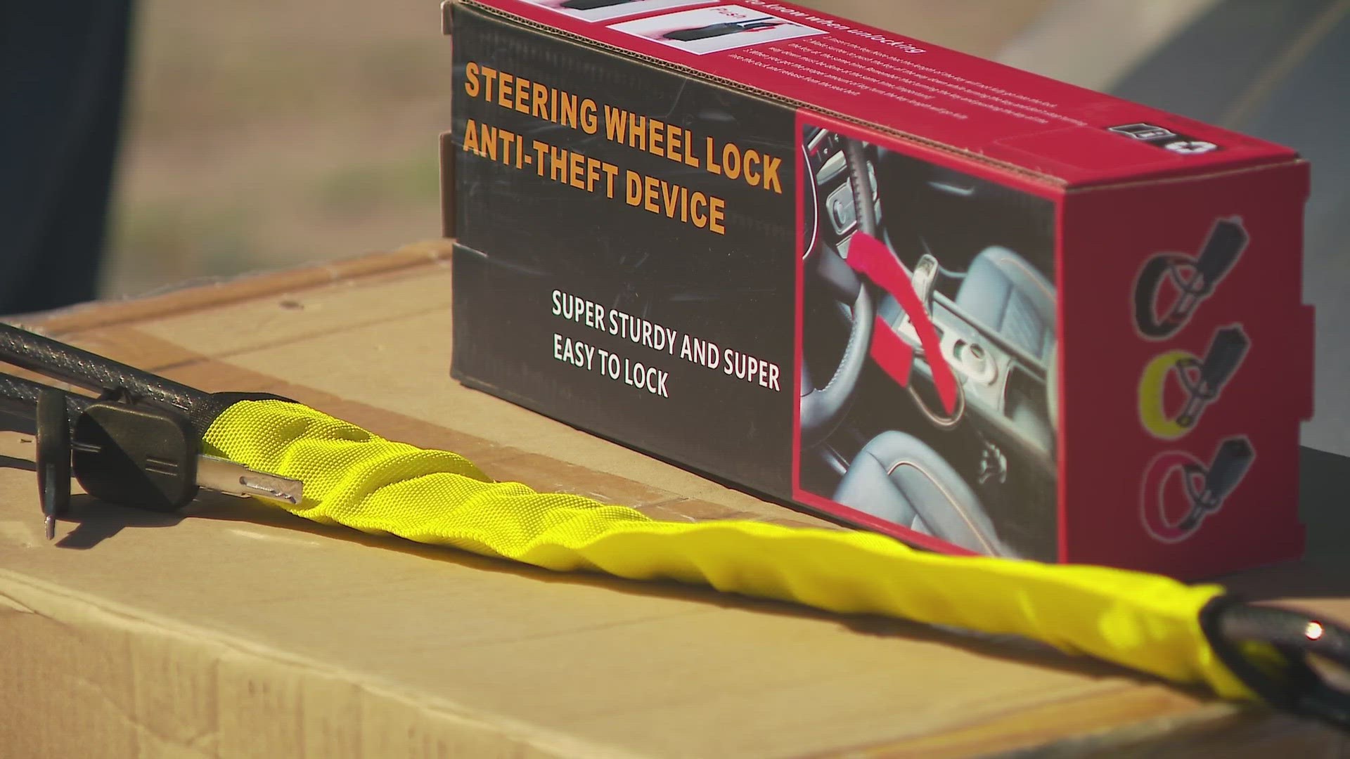 Shirley's Way donated money to LMPD for the department to buy more than a thousand steering wheel locks for public distribution in each of its eight divisions.