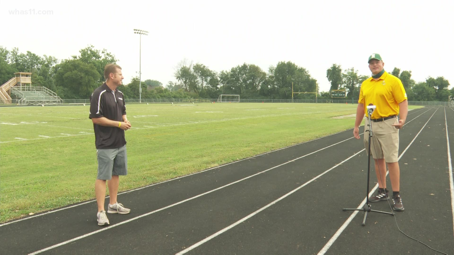 WHAS11 Sports Director Kent Spencer catches up with Eagles Head Coach Adam Billings ahead of their match-up with Bullitt Central.