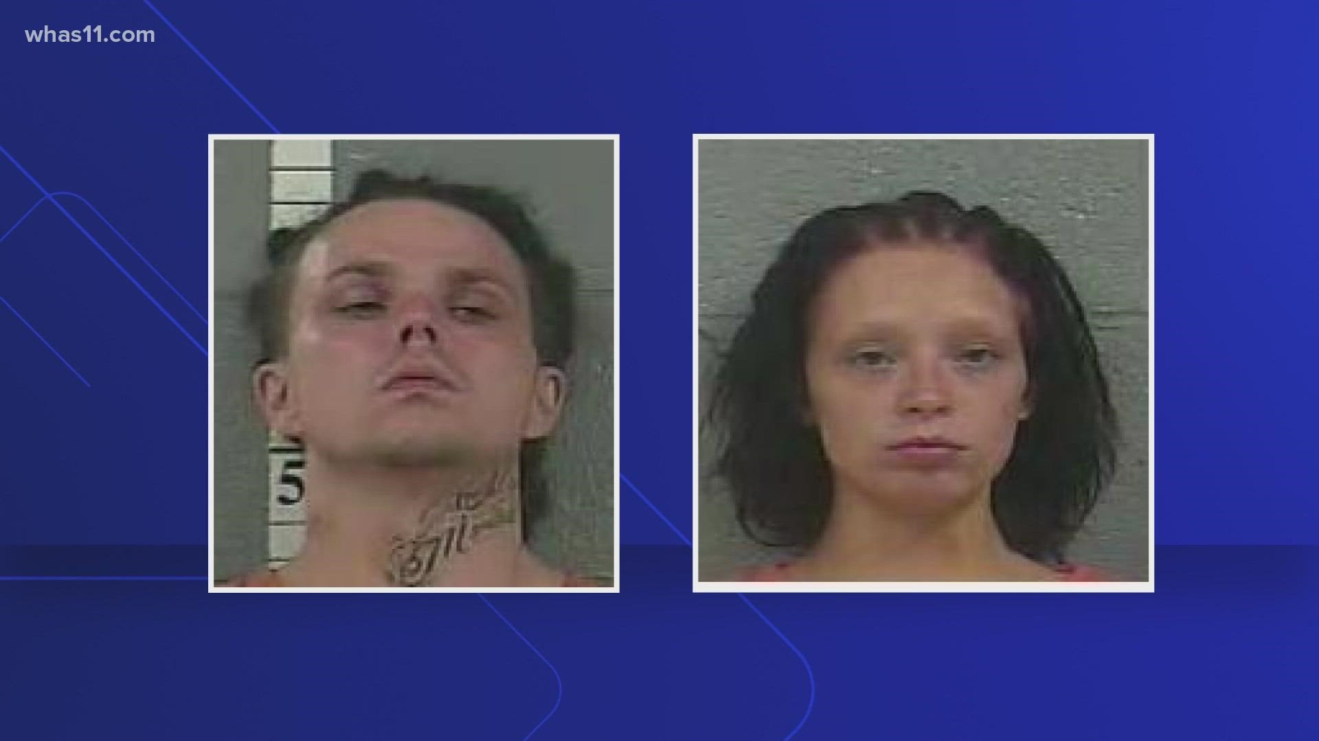 The Bullitt County Sheriff's Office arrested 32-year-old Bradley Ross and 21-year-old Savannah McClanahan Wednesday afternoon.