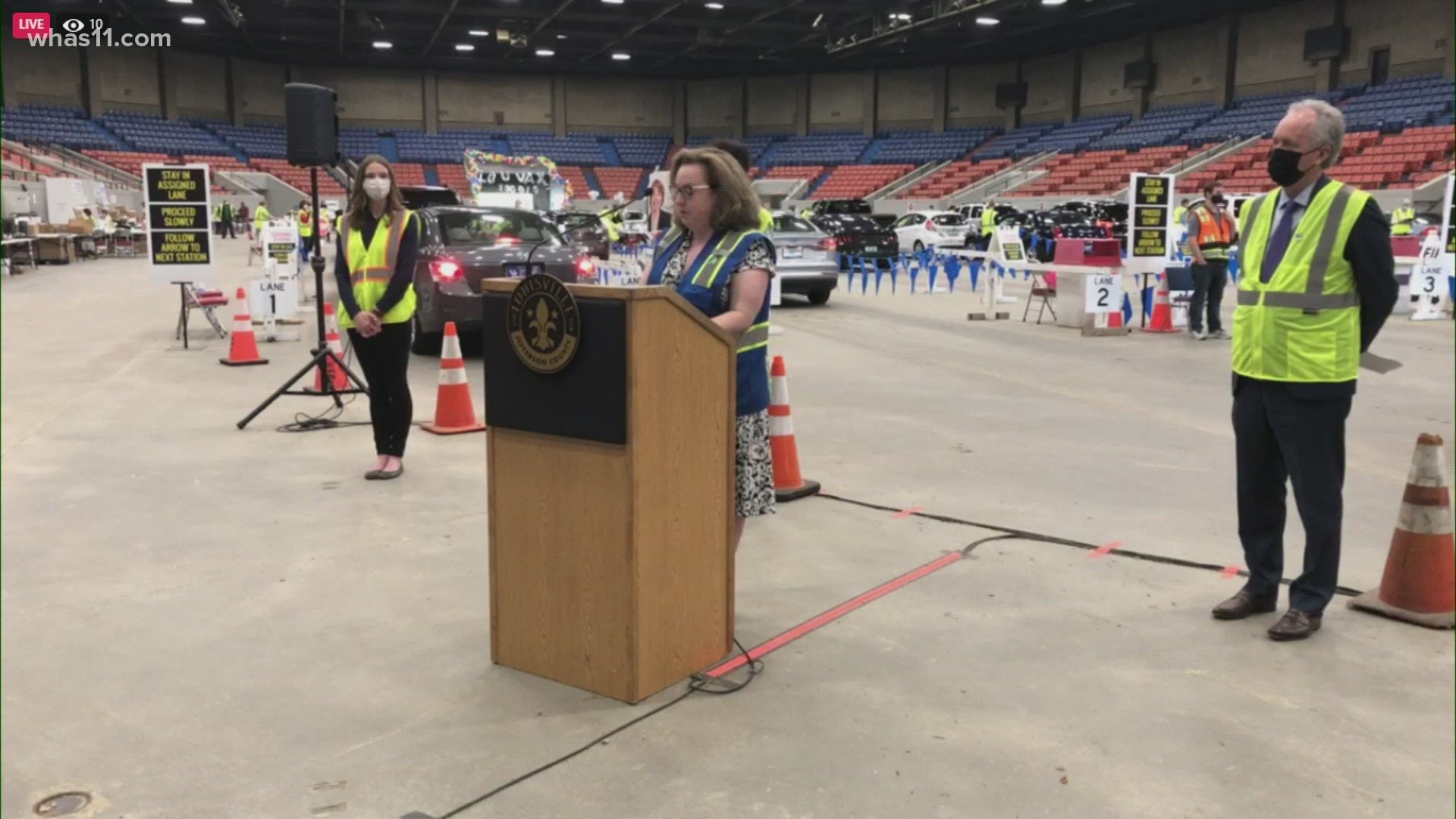 Days before they halt operations at Broadbent Arena, officials announced LouVax will go mobile to help underserved portions of the community.
