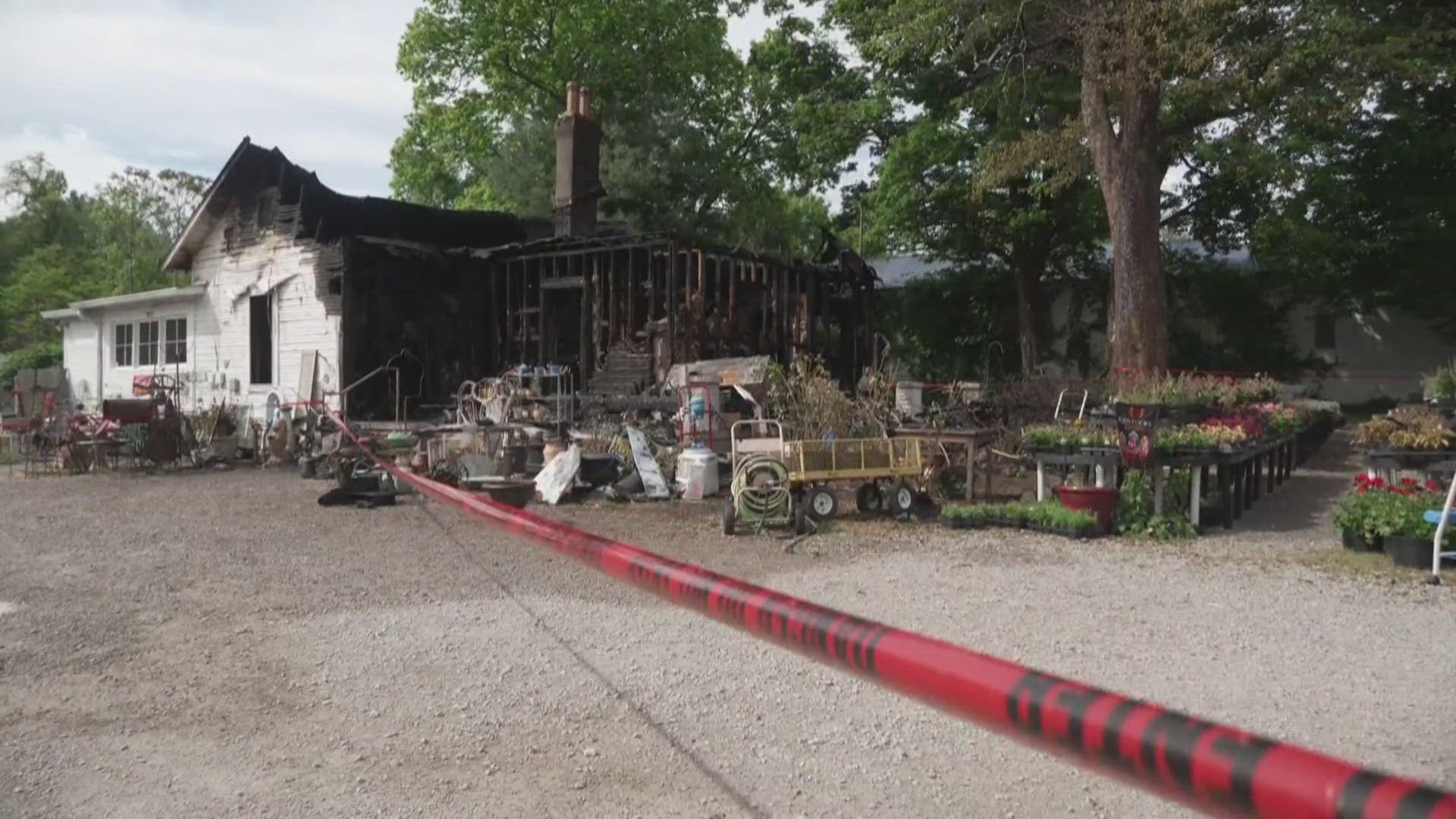 Firefighters were able to get the fire under control within 45 minutes.