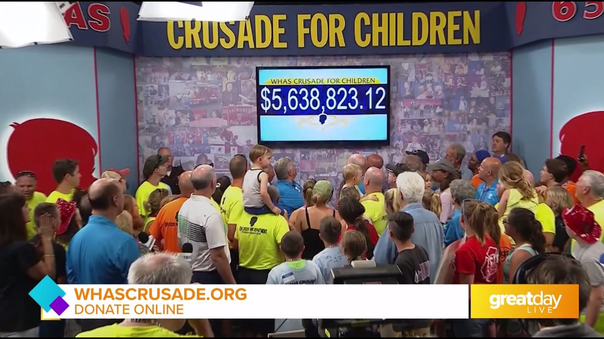 The 67th annual WHAS Crusade for Children is August 8-9, 2020. To learn more or to make a donation, go to WHAScrusade.org.