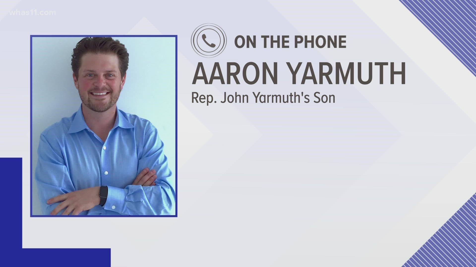 Aaron Yarmuth spoke with anchor Doug Proffitt about the possibility of running for the 3rd Congressional District seat when his dad retires.