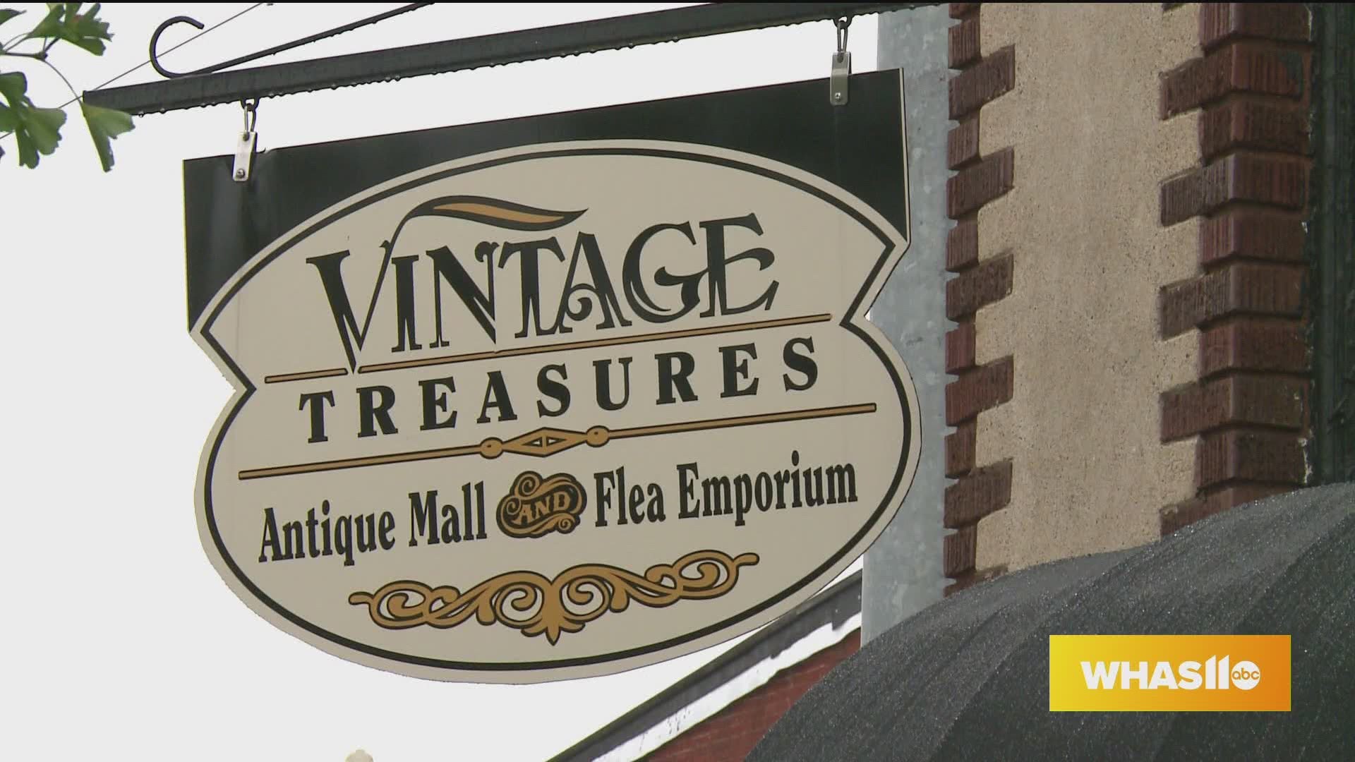 Vintage Treasures Antique Mall is located at 101 N. Mulberry Street in Corydon, IN. For more information, call 812-736-3040.