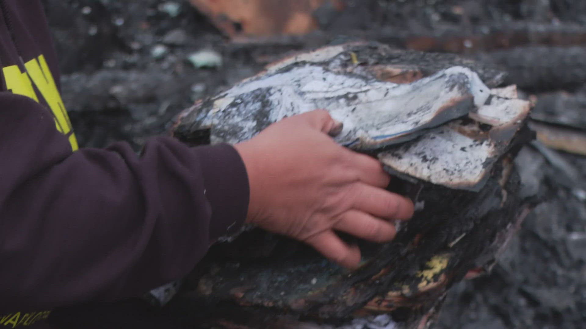 An arson investigator has been going through what's left of a house in Highview used by Black Lives Matter Louisville. It was consumed by fire Monday morning.