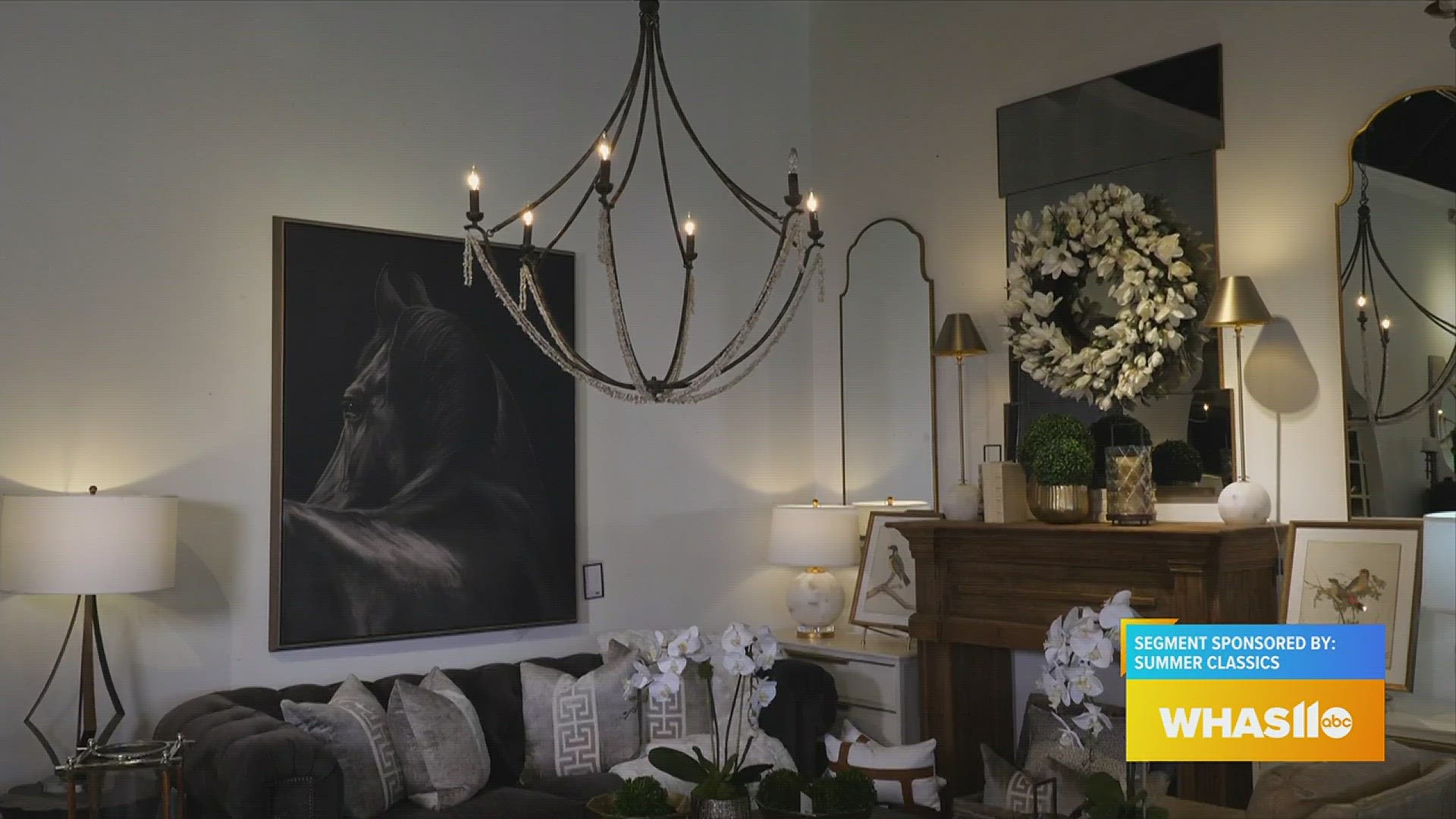 Summer Classics can help jazz up the inside of your home with great art and furniture.