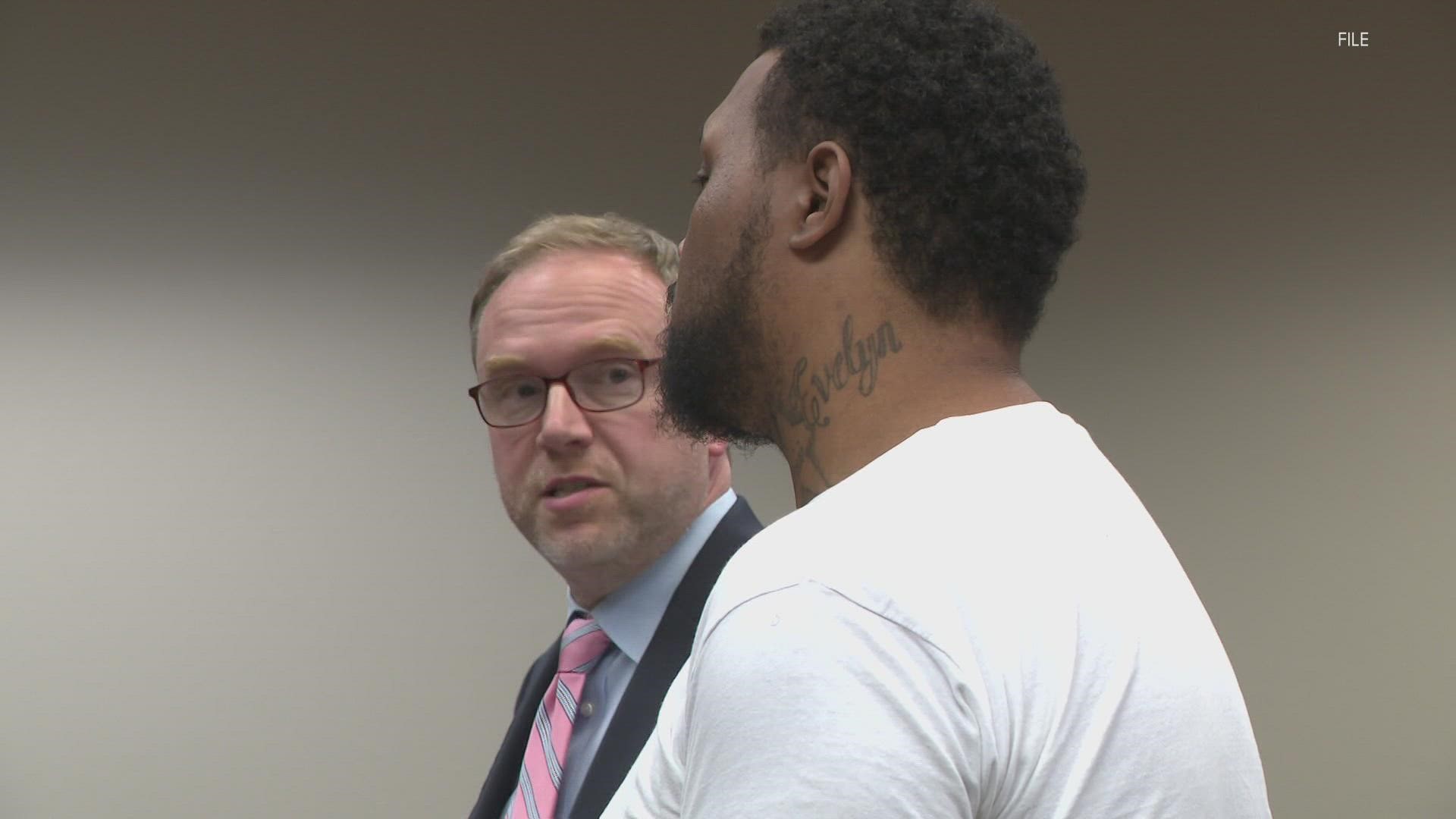 At a hearing Wednesday morning, Delvantae King pleaded guilty to terroristic threatening, disorderly conduct and menacing.
