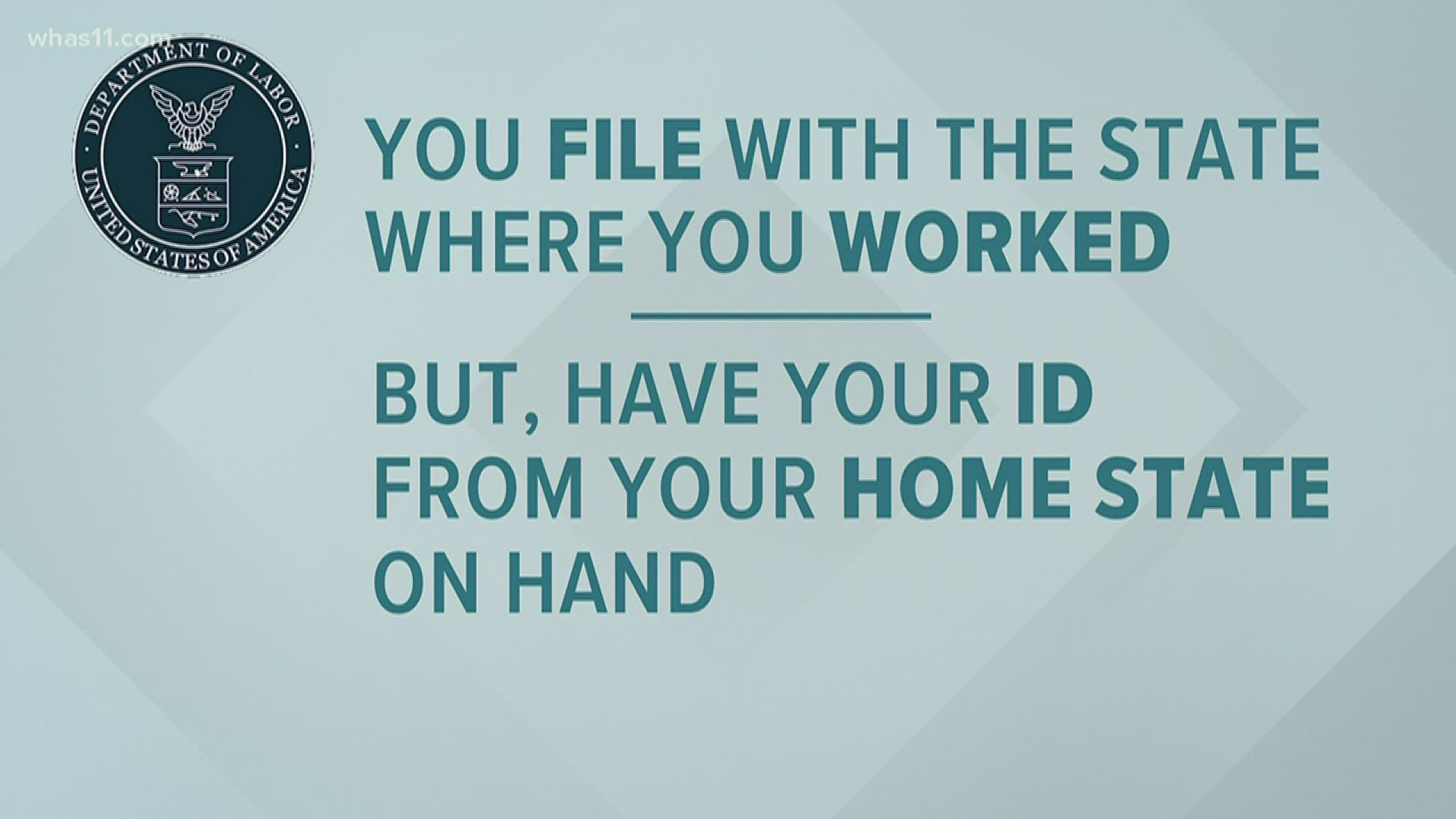 WHAS11's Rob Harris answers your COVID-19-related questions. Some are wondering which state you should file unemployment in.