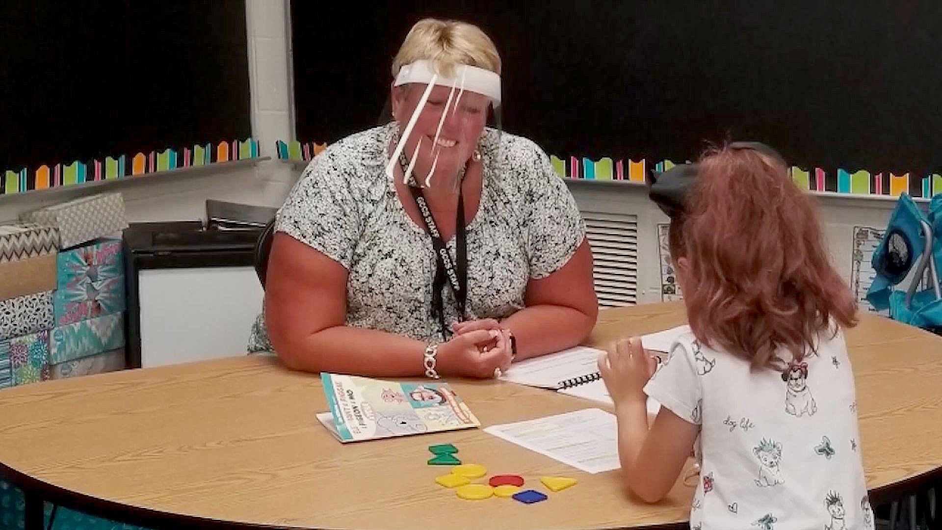 The Indiana school district held its first day of in-person classes on July 29. Students could choose between in-person and virtual instruction.